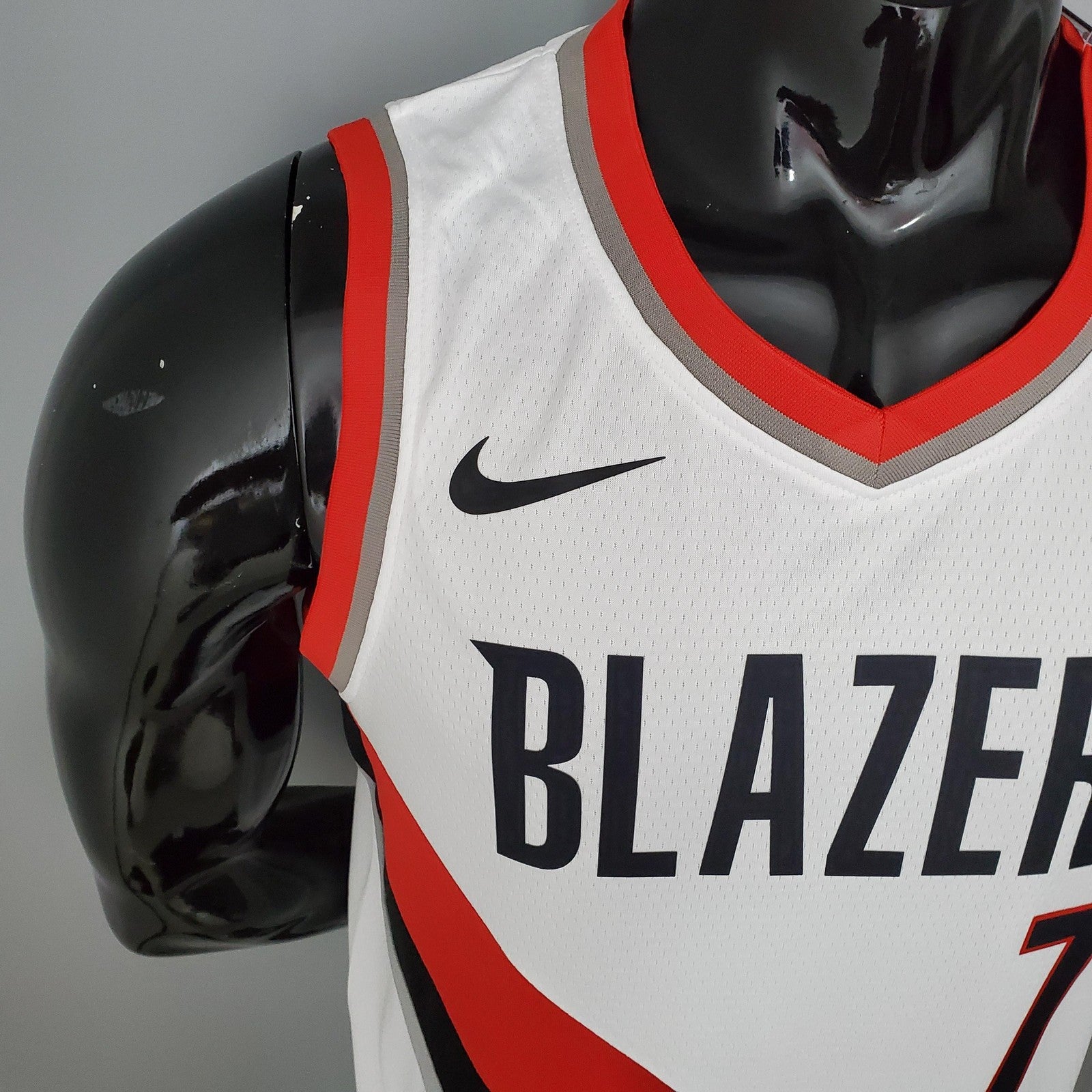 2021 Roy#7 Trail Blazers Home White Nba Jersey