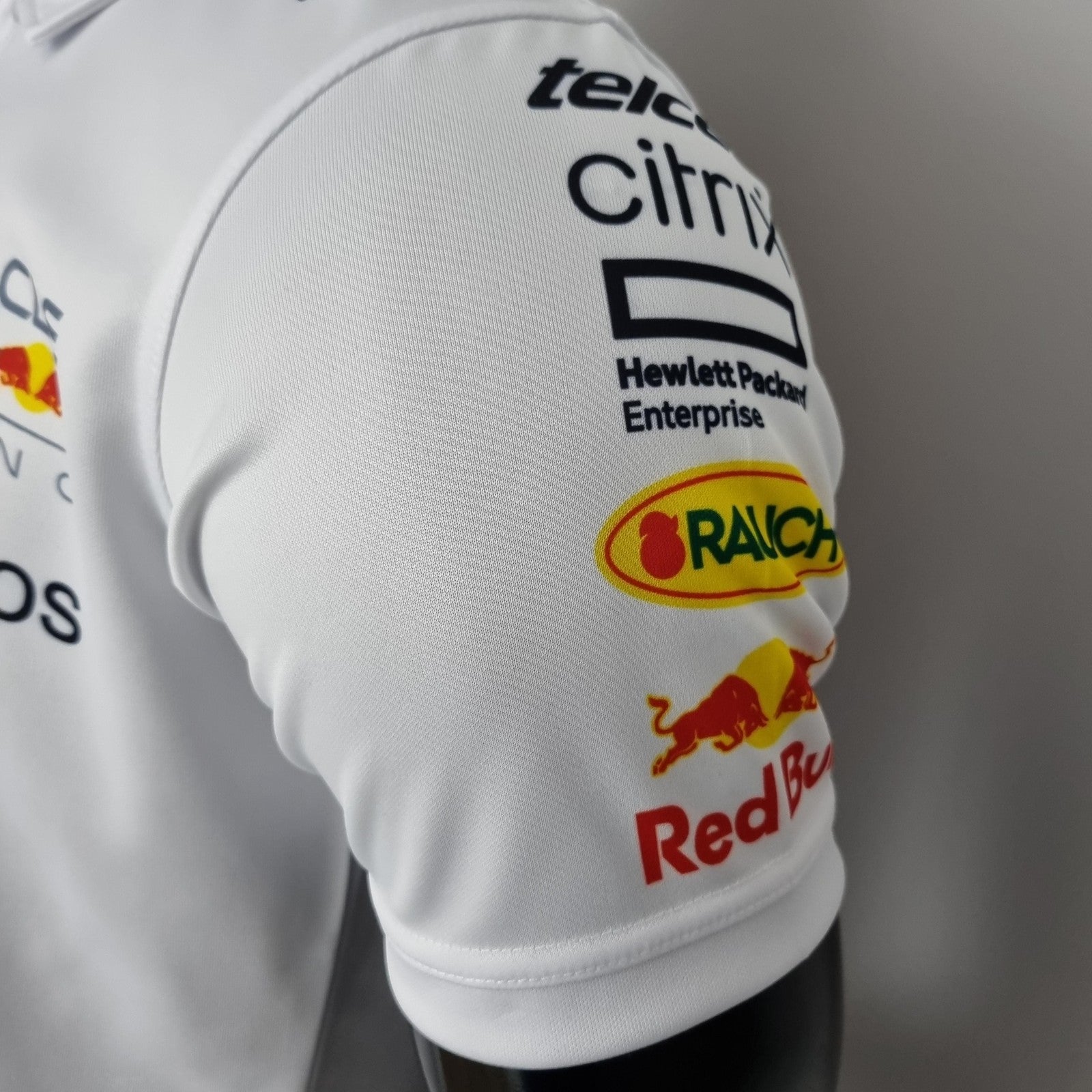 2022 F1 Formula One Red Bull Polo White