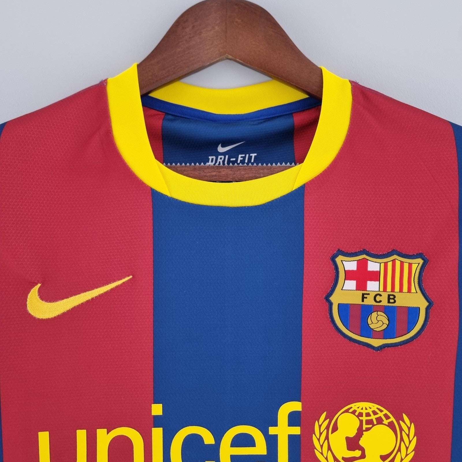 Retro Barcelona Long Sleeve 10 11uefa Champions League Home