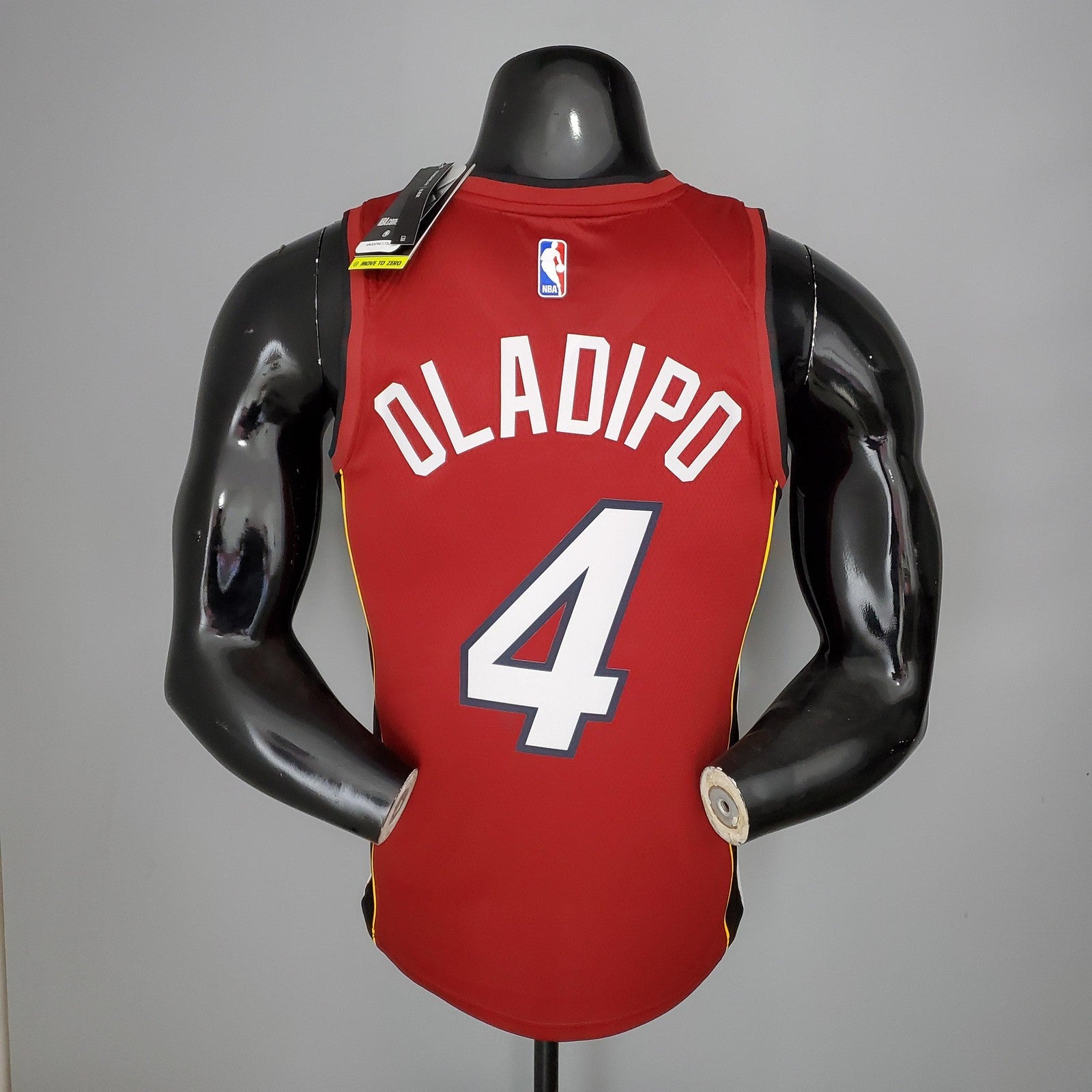 New Miami Heat Jordan Oladipo#4 Burgundy Nba Jersey