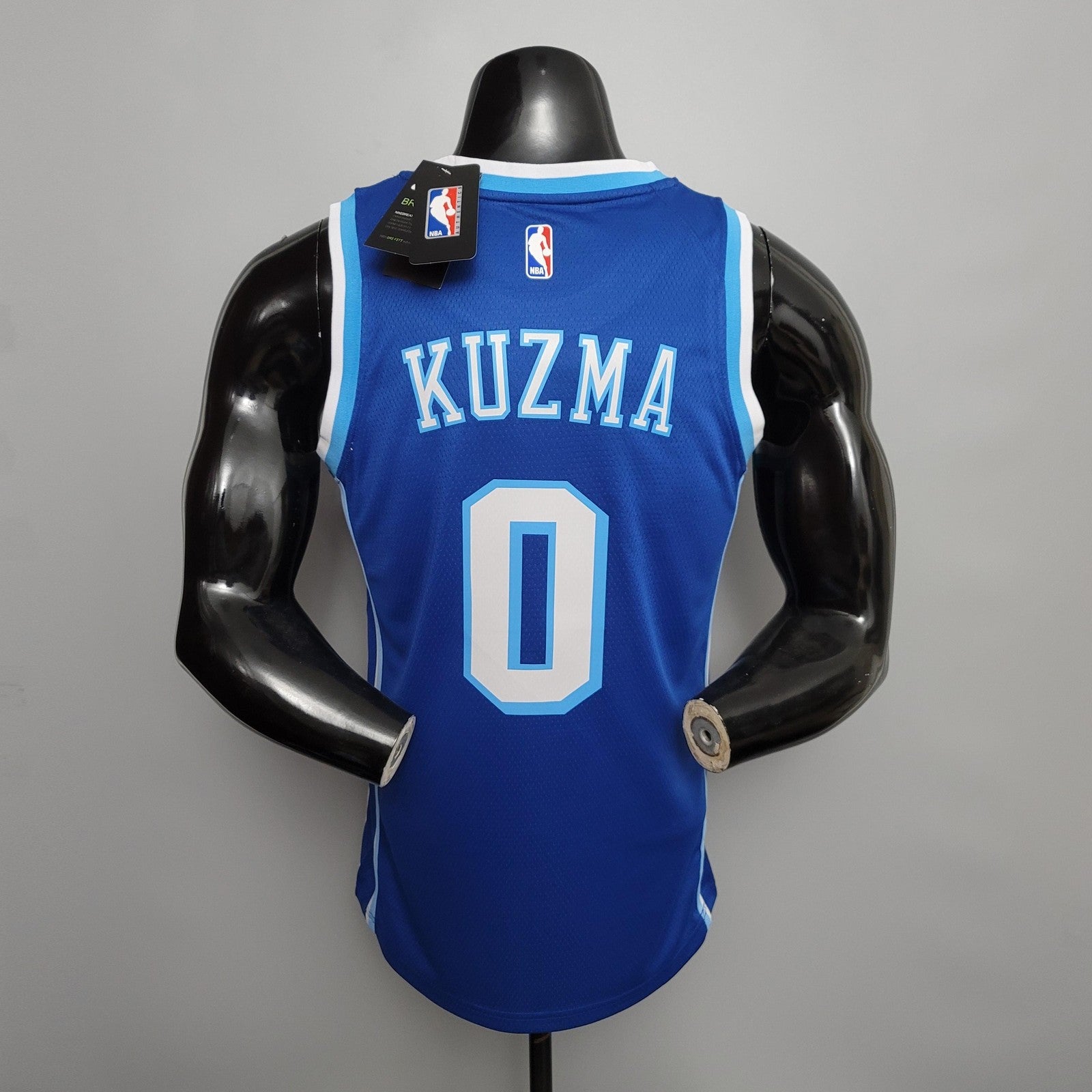 Retro Night Kuzma #0 Los Angeles Lakers Blue Nba Jersey Nike Connect Recognition