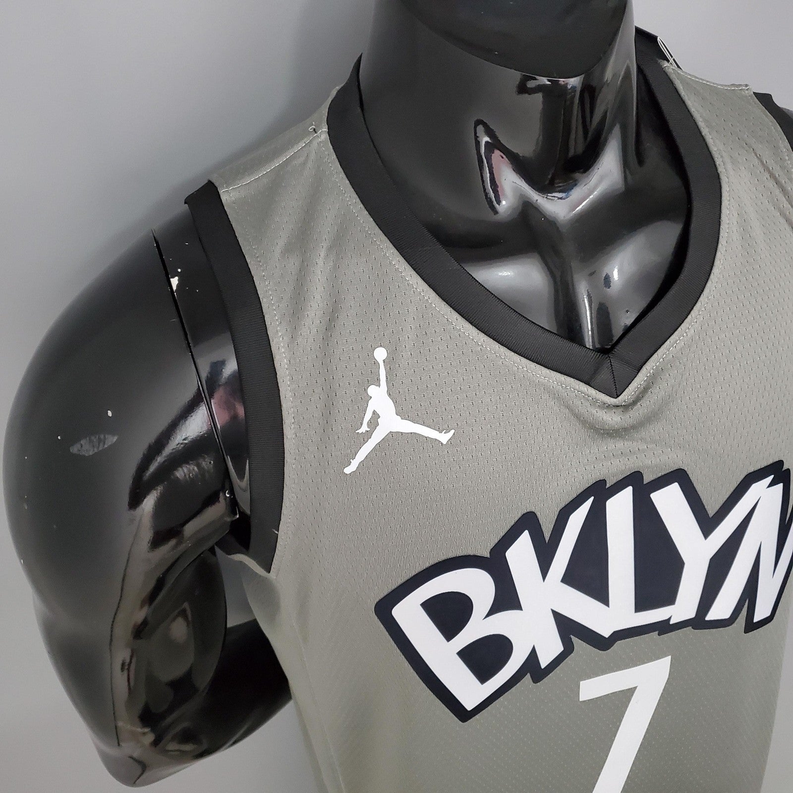 Durant #7 Brooklyn Nets City Edition Gray Nba Jersey