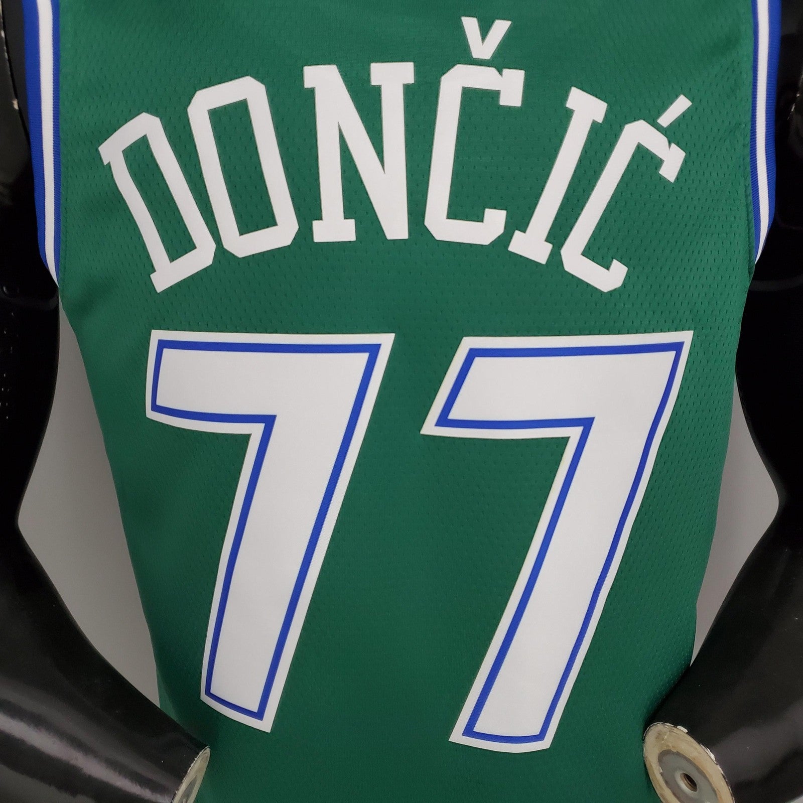 Dallas Mavericks Doncic#77 Lone Ranger Retro Green Nba Jersey