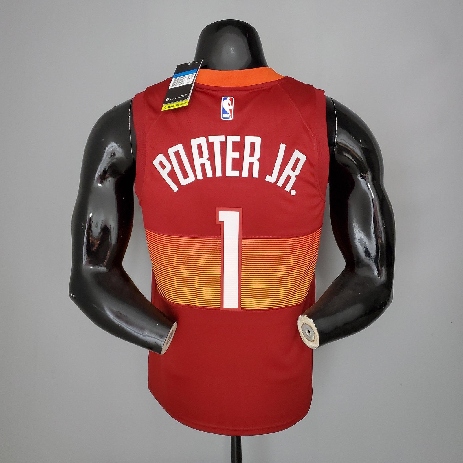 2021 Porter Jr #1 Nuggets City Edition Red Nba Jersey