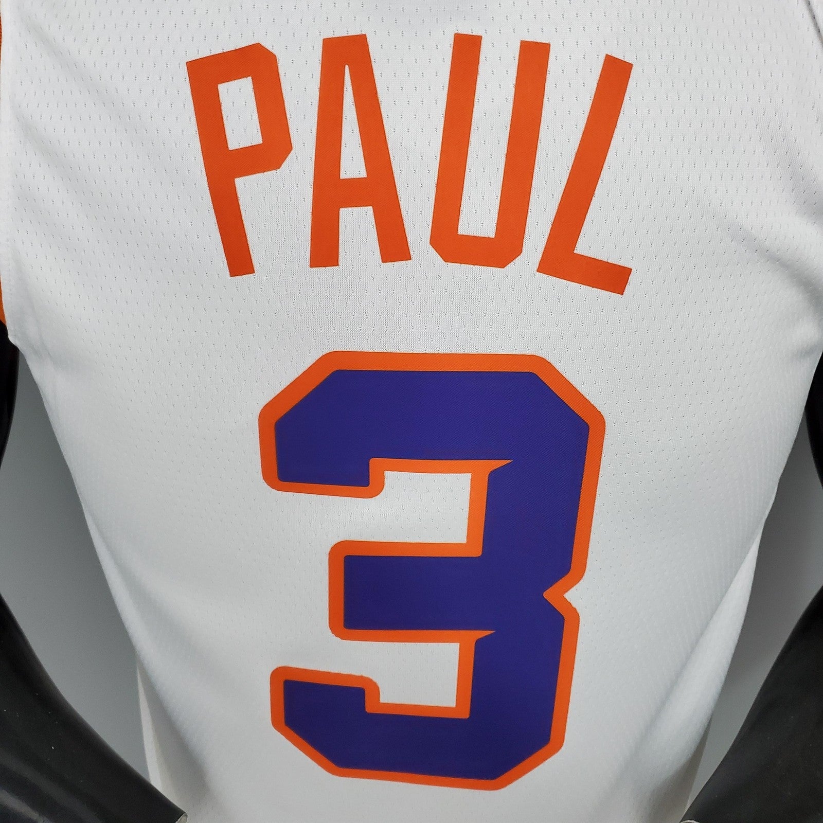 Paul#3 Phoenix Suns White Nba Jersey