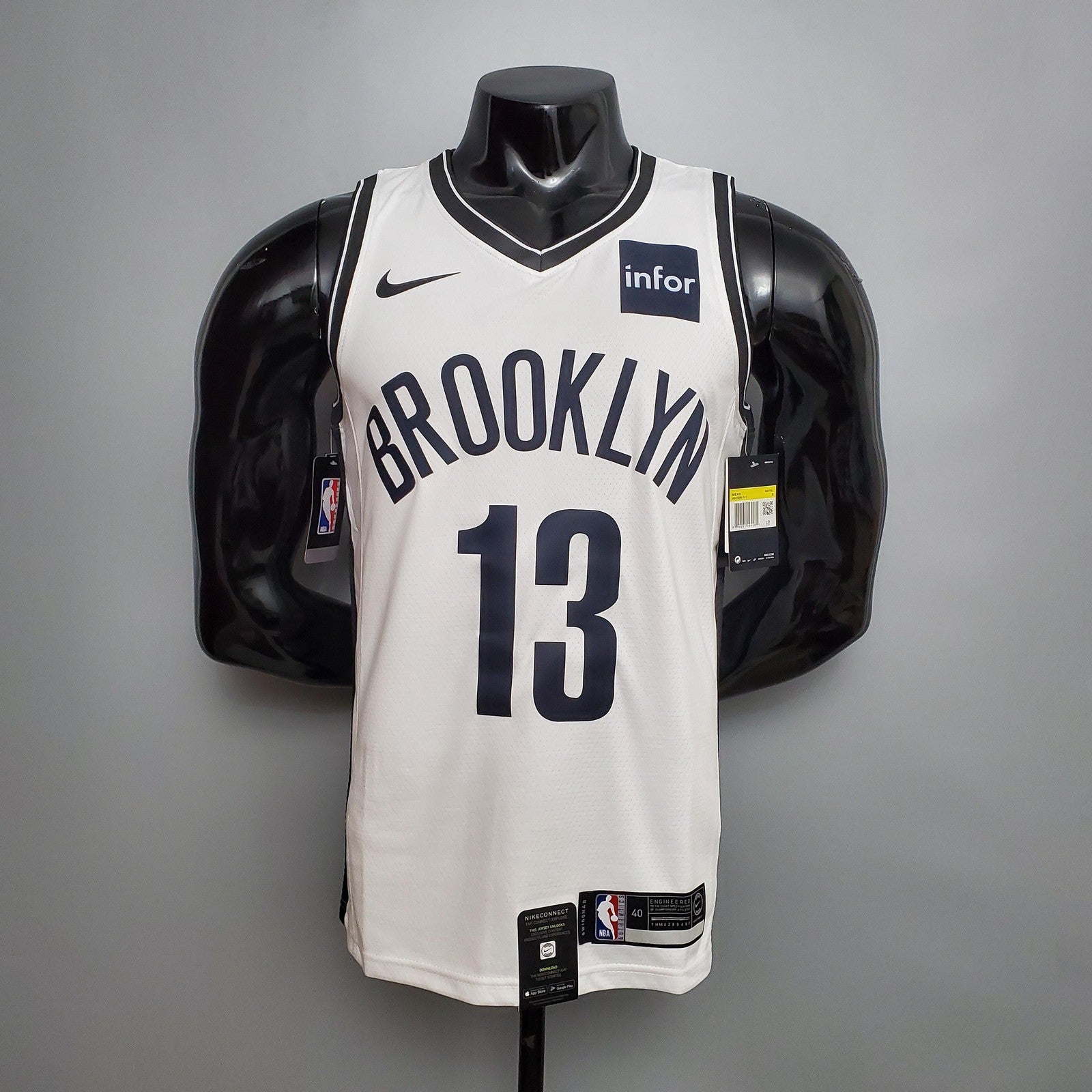 Brooklyn Nets Harden #13 White