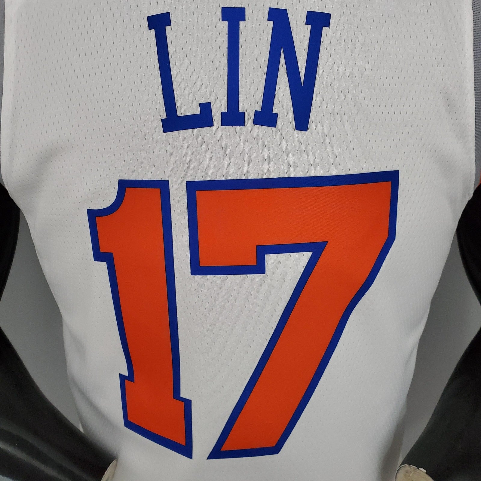 2021 Lin#17 Knicks White Nba Jersey