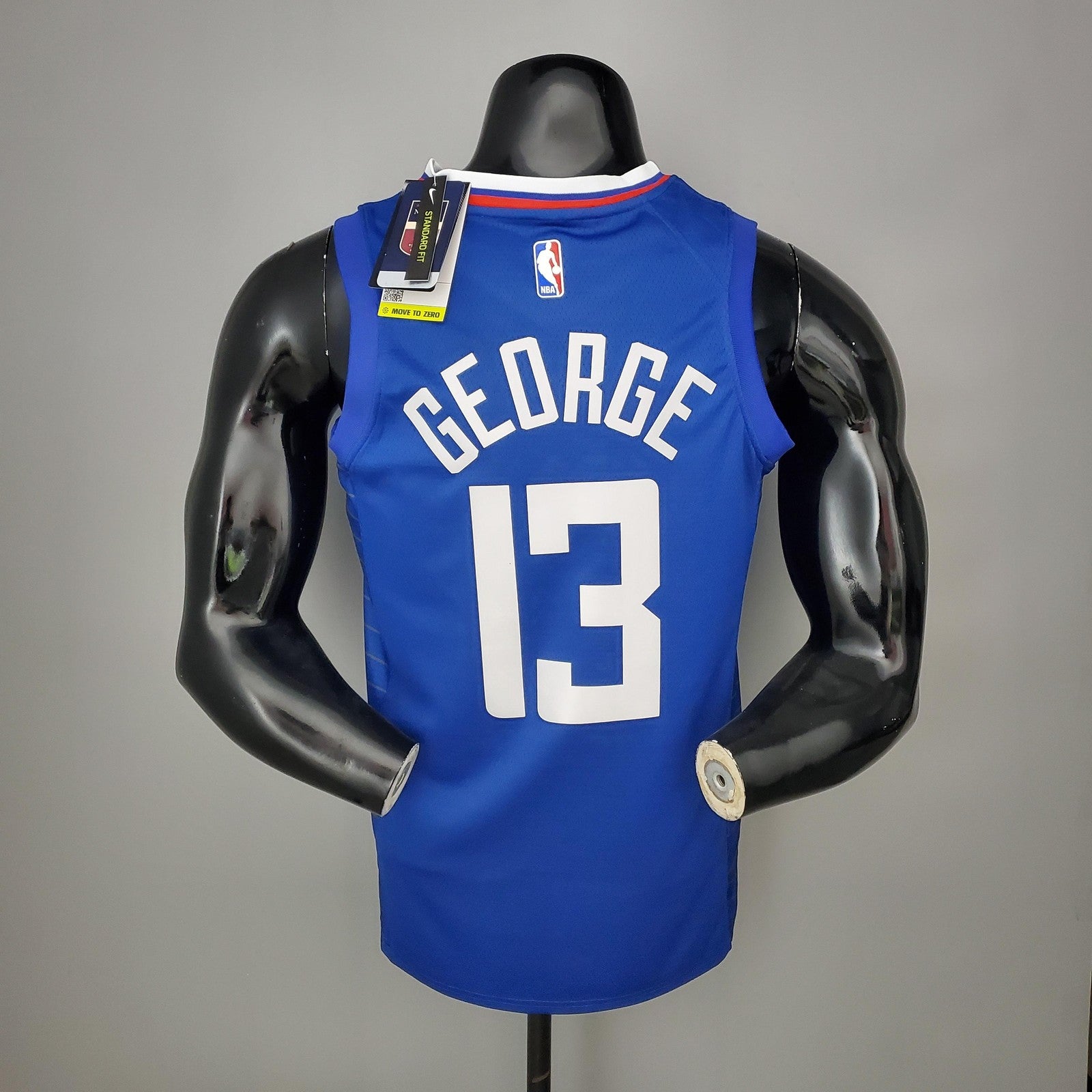 Ge0rge#13 Clippers Limited Edition Blue Nba Jersey