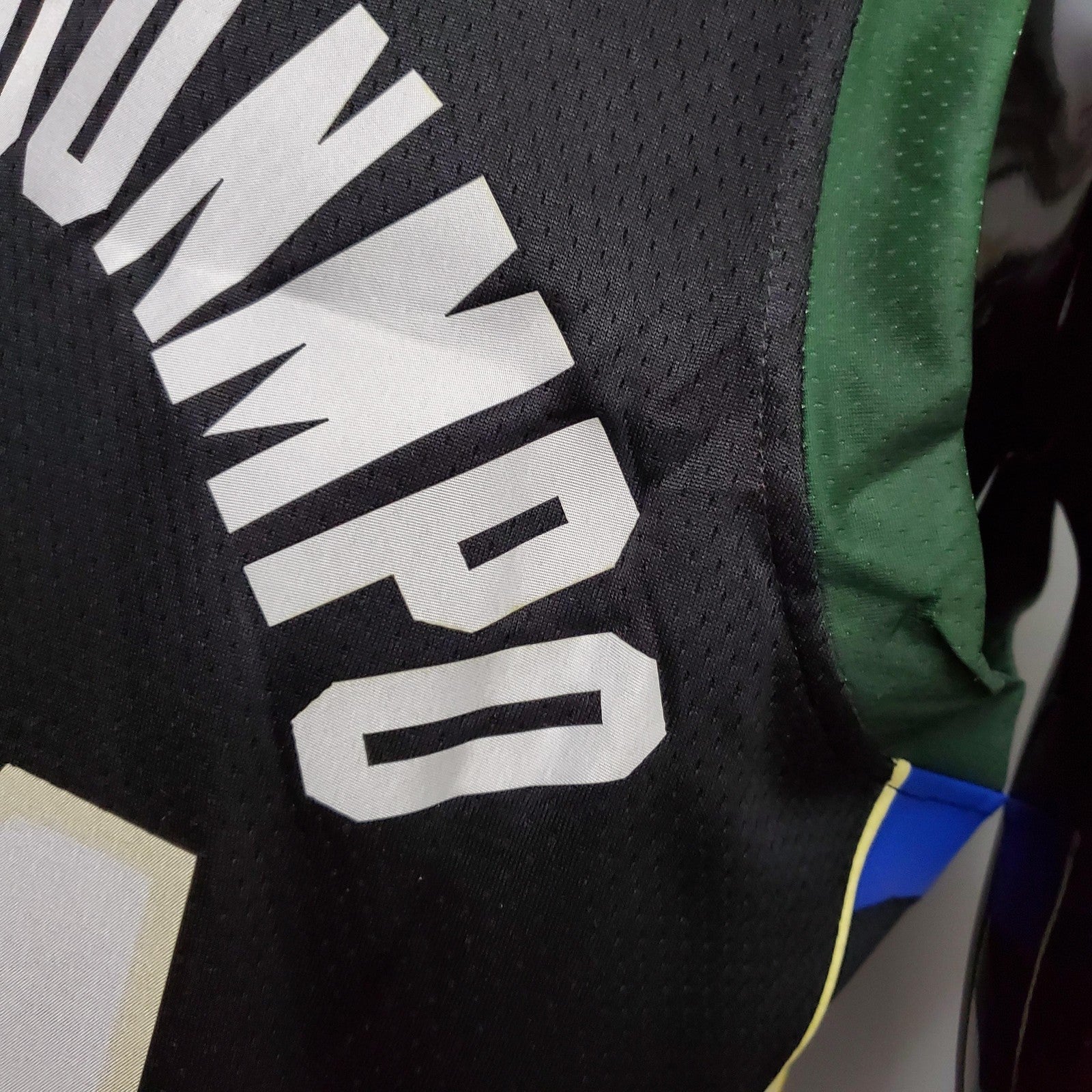 Antetokounmpo#34 Bucks Black Nba Jersey Nike Connect Recognition