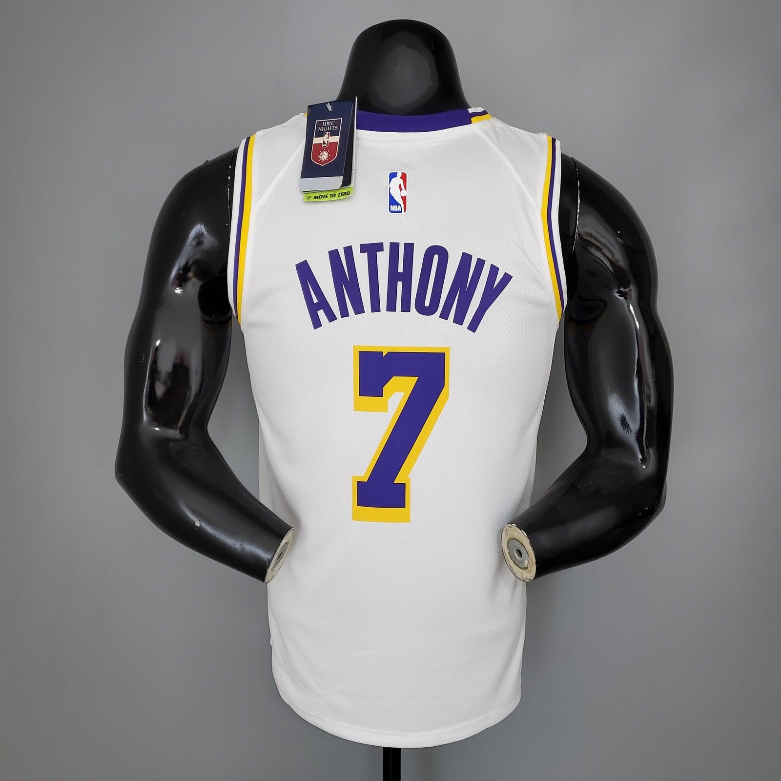 Anthony#7 Lakers White Nba Jersey