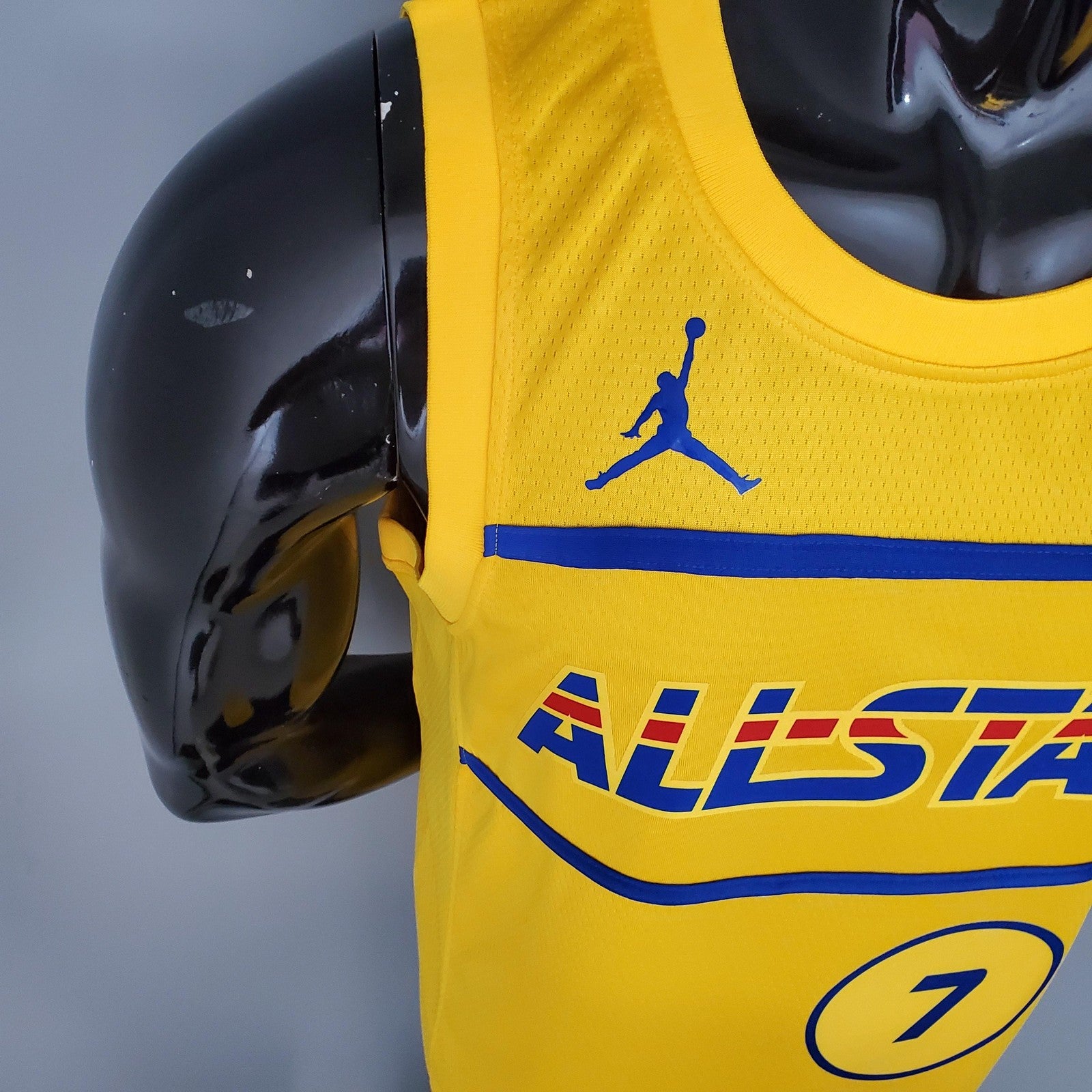 2021 Brown#7 All Star Yellow Nba Jersey