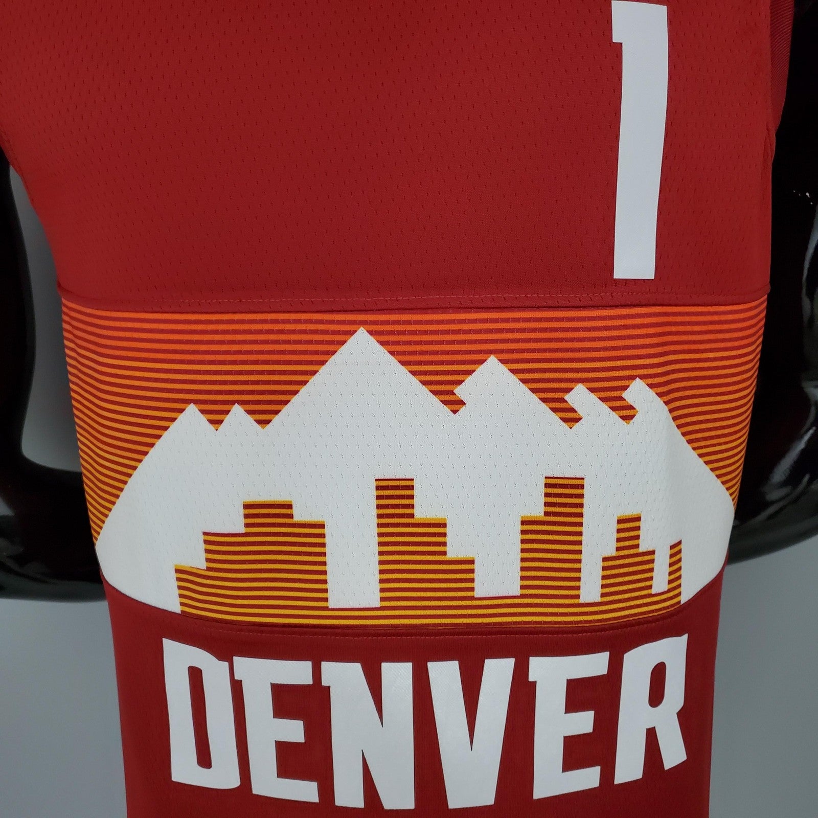 2021 Porter Jr #1 Nuggets City Edition Red Nba Jersey