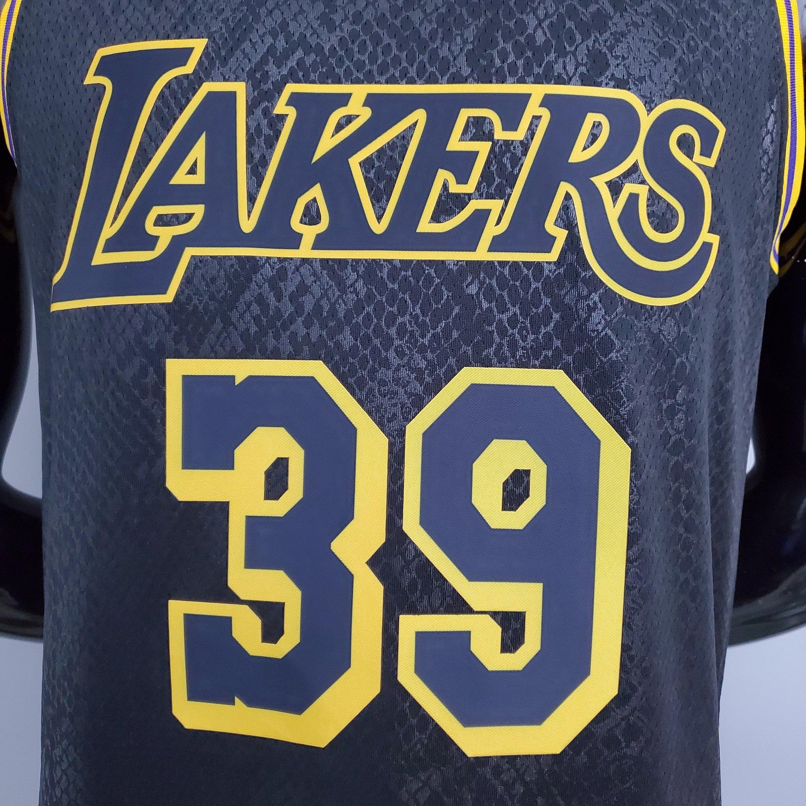 Los Angeles Lakers Howard#39 Snake Print Black Nba Jersey