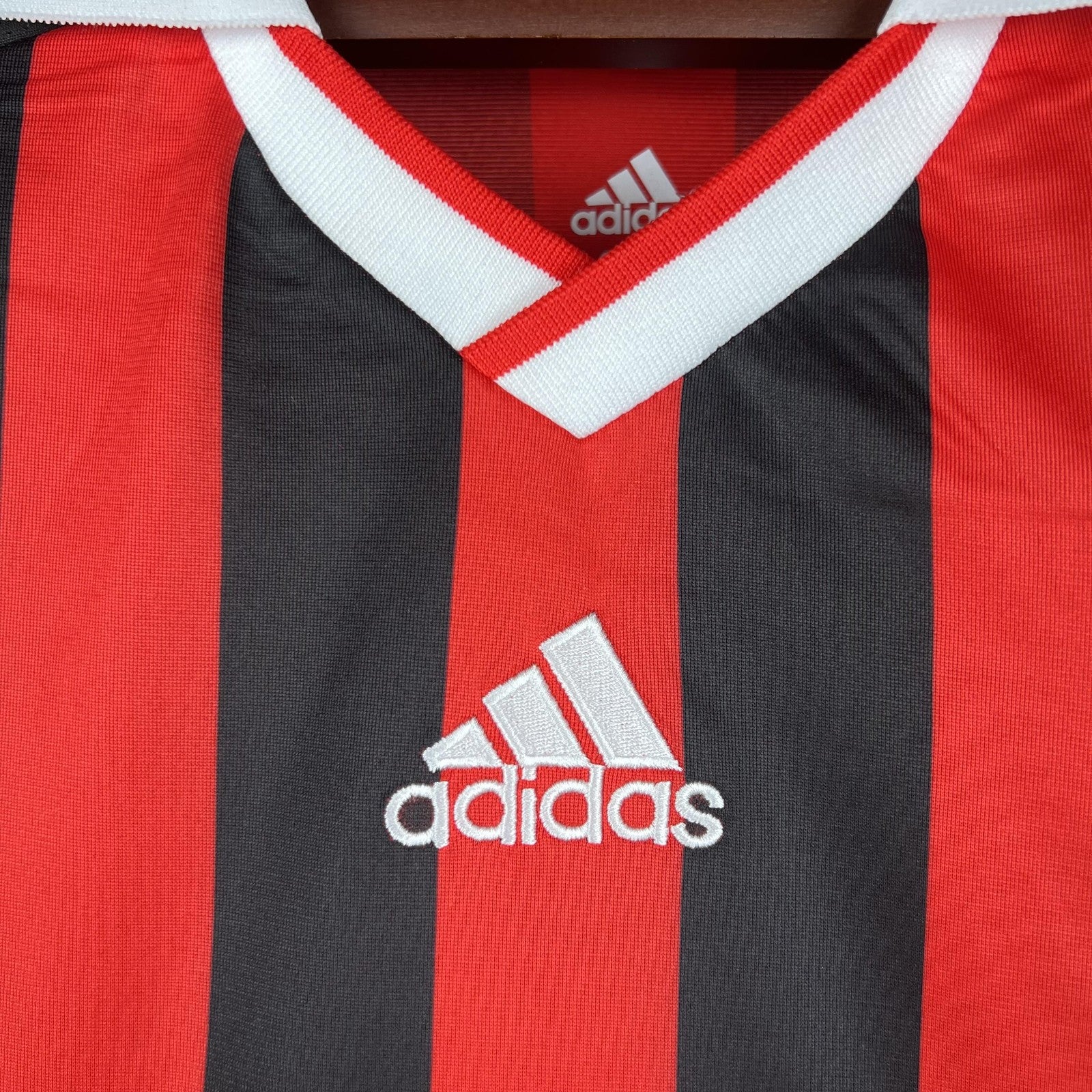 Retro Long Sleeve Ac Milan 09 10 Home