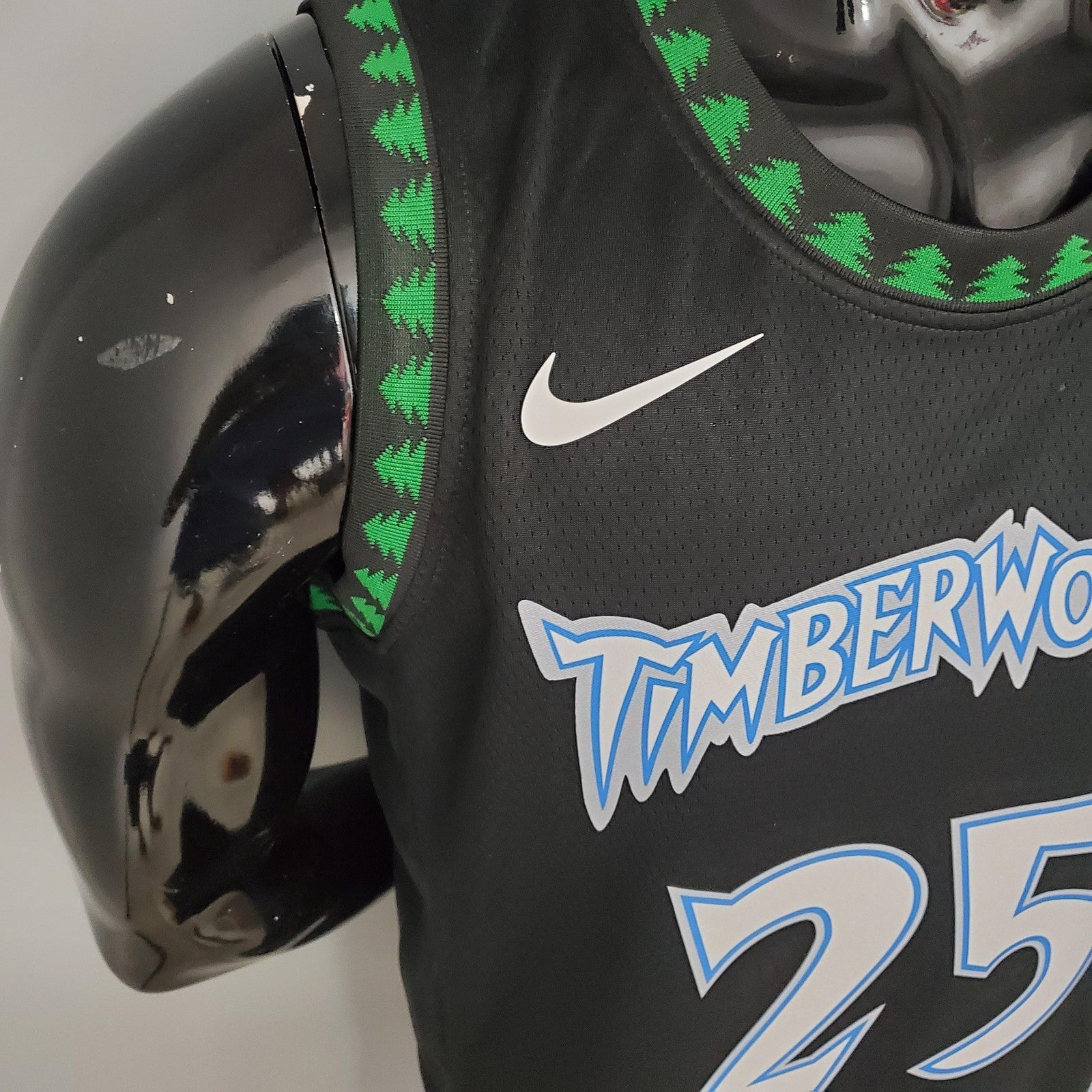 Rose#25 2018 Retro Timberwolves Black Nba Jersey