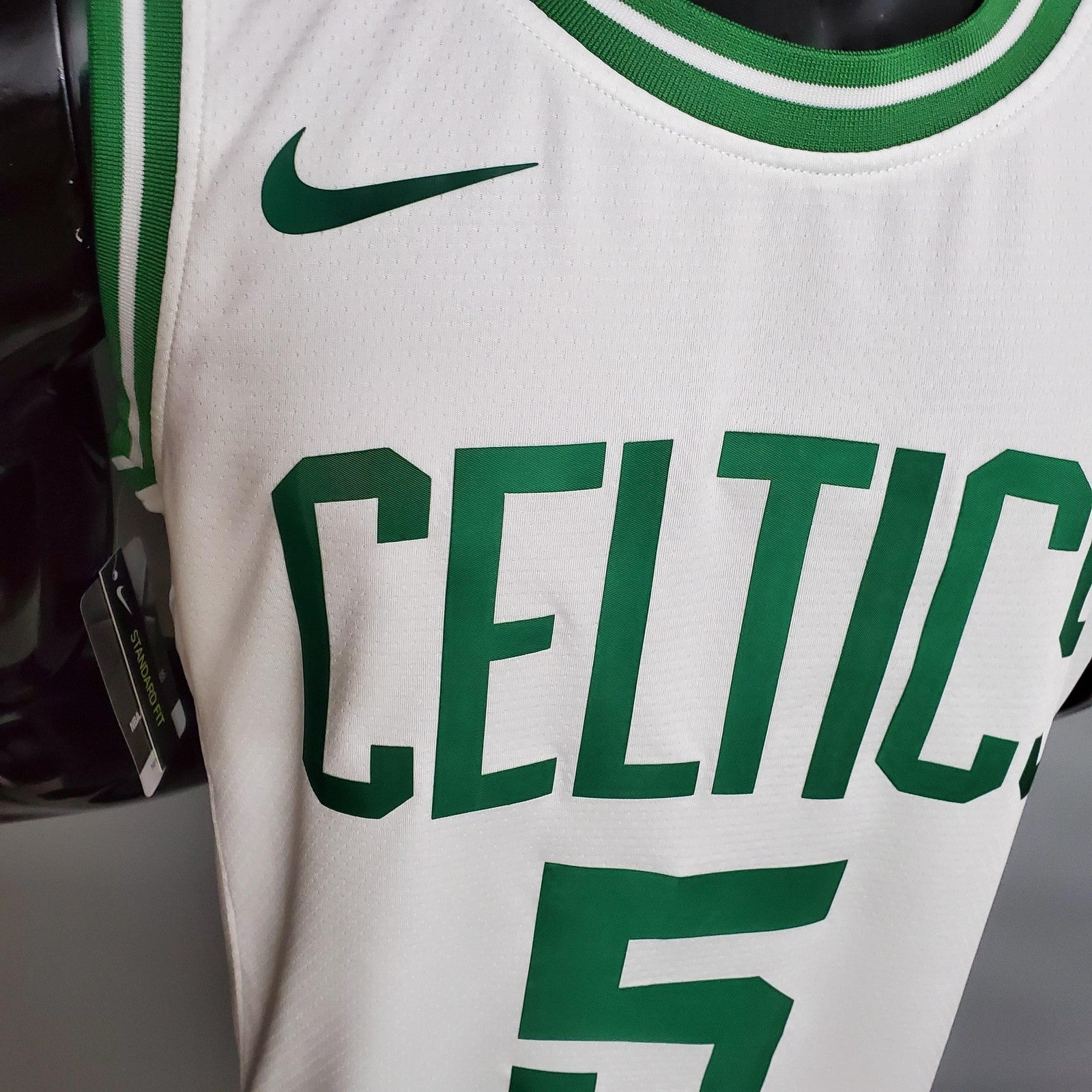 Garnett#5 Celtics White Nba Jersey Nike Connect Recognition