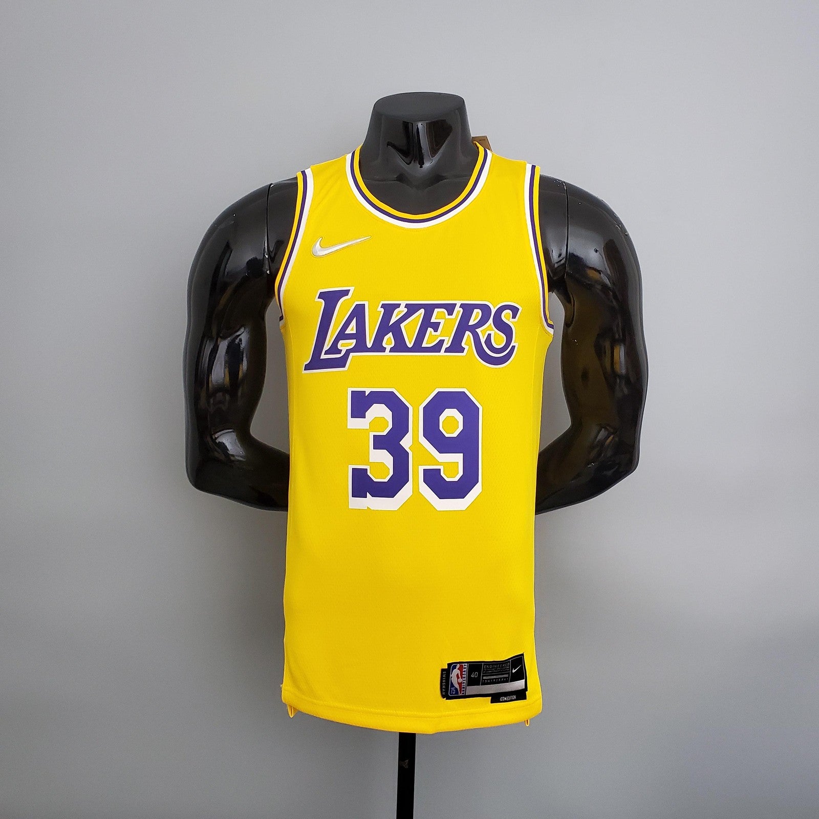 75th Anniversary Lakers Yellow Nba Jersey