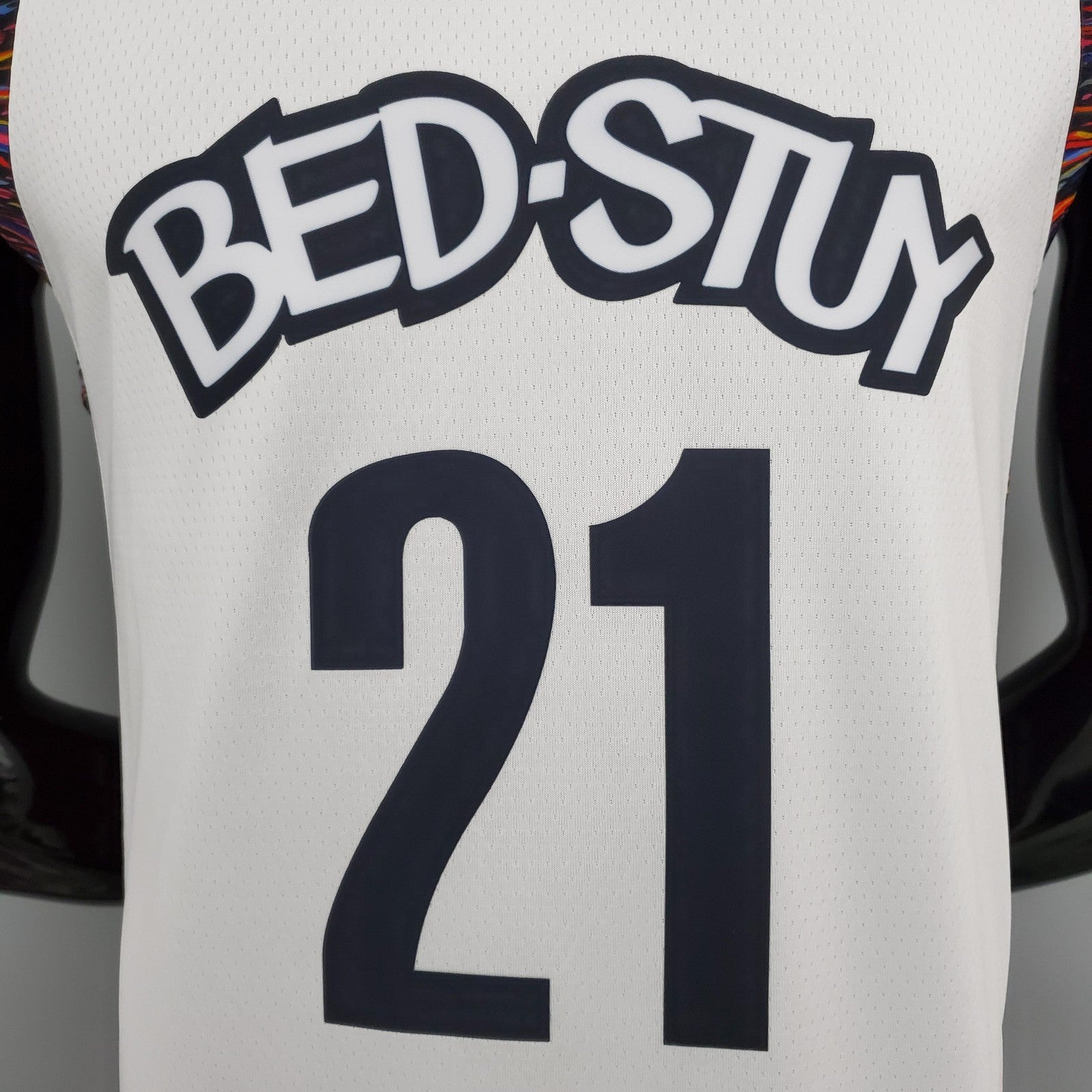 Brooklyn#21 Brooklyn Nets City Version White Nba Jersey