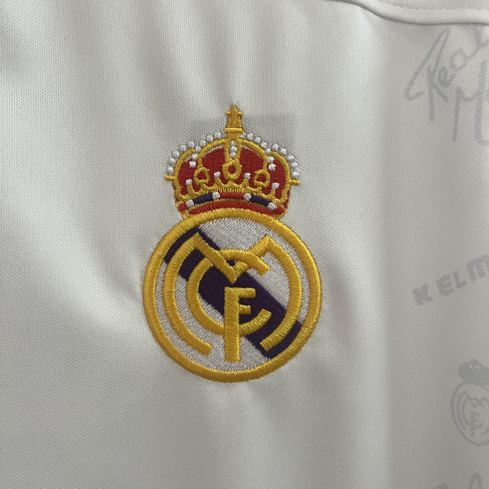 Retro Long Sleeve Real Madrid 94 96 Home