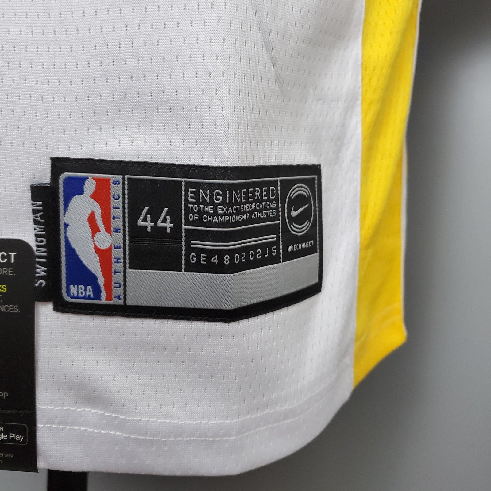 Curry #30 Golden State Warriors White Nba Jersey Nike Connect Recognition