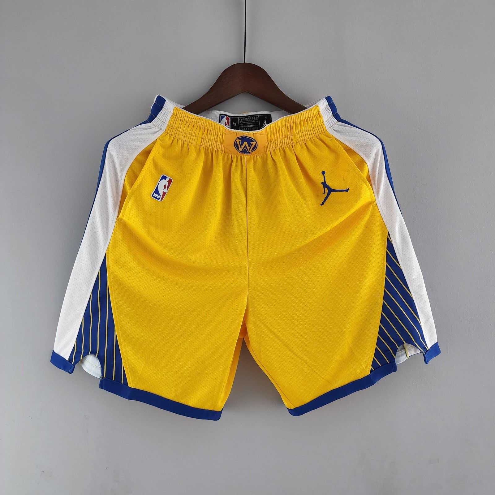 Golden State Warriors Air Jordan Nba Shorts Yellow