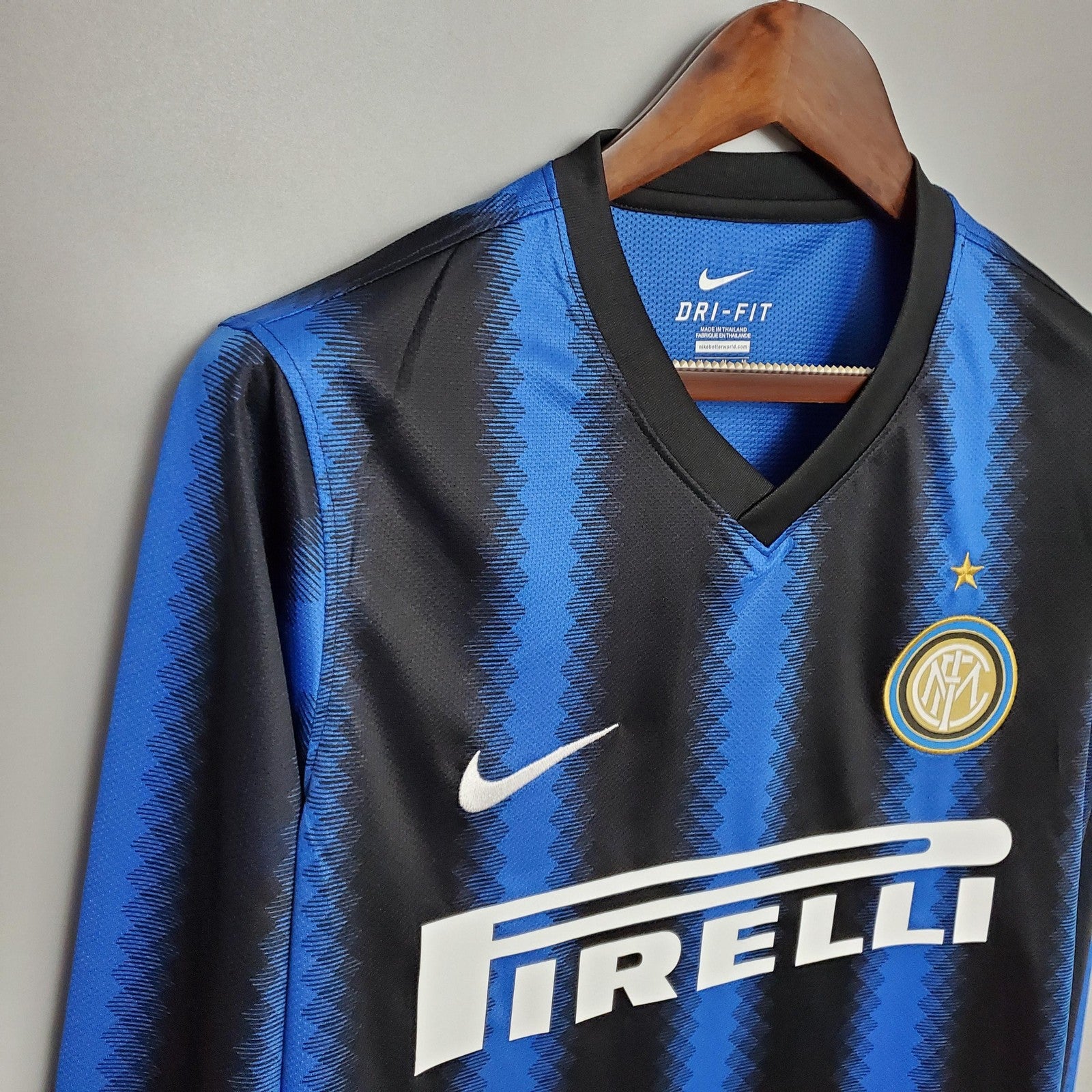 Retro Long Sleeved Inter Milan Home
