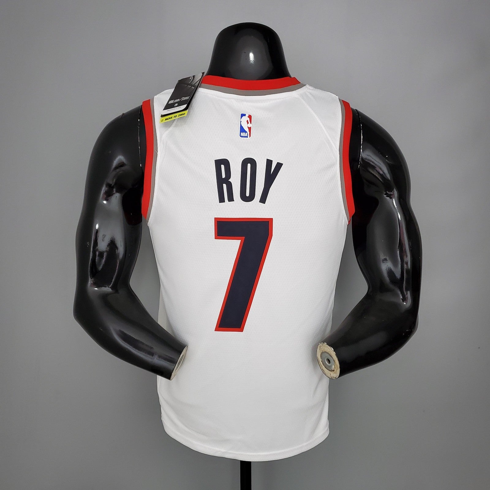 2021 Roy#7 Trail Blazers Home White Nba Jersey