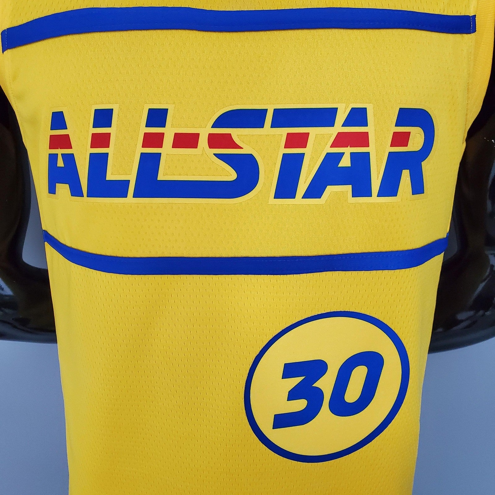 2021 Curry#30 All Star Yellow Nba Jersey