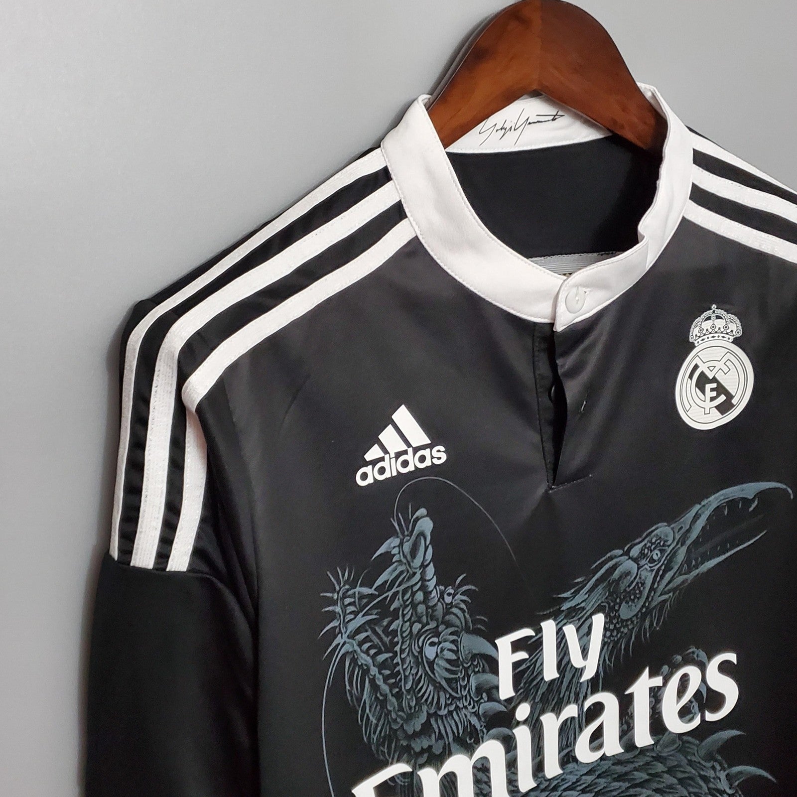 Retro Long Sleeve Real Madrid 14 15 Third Away