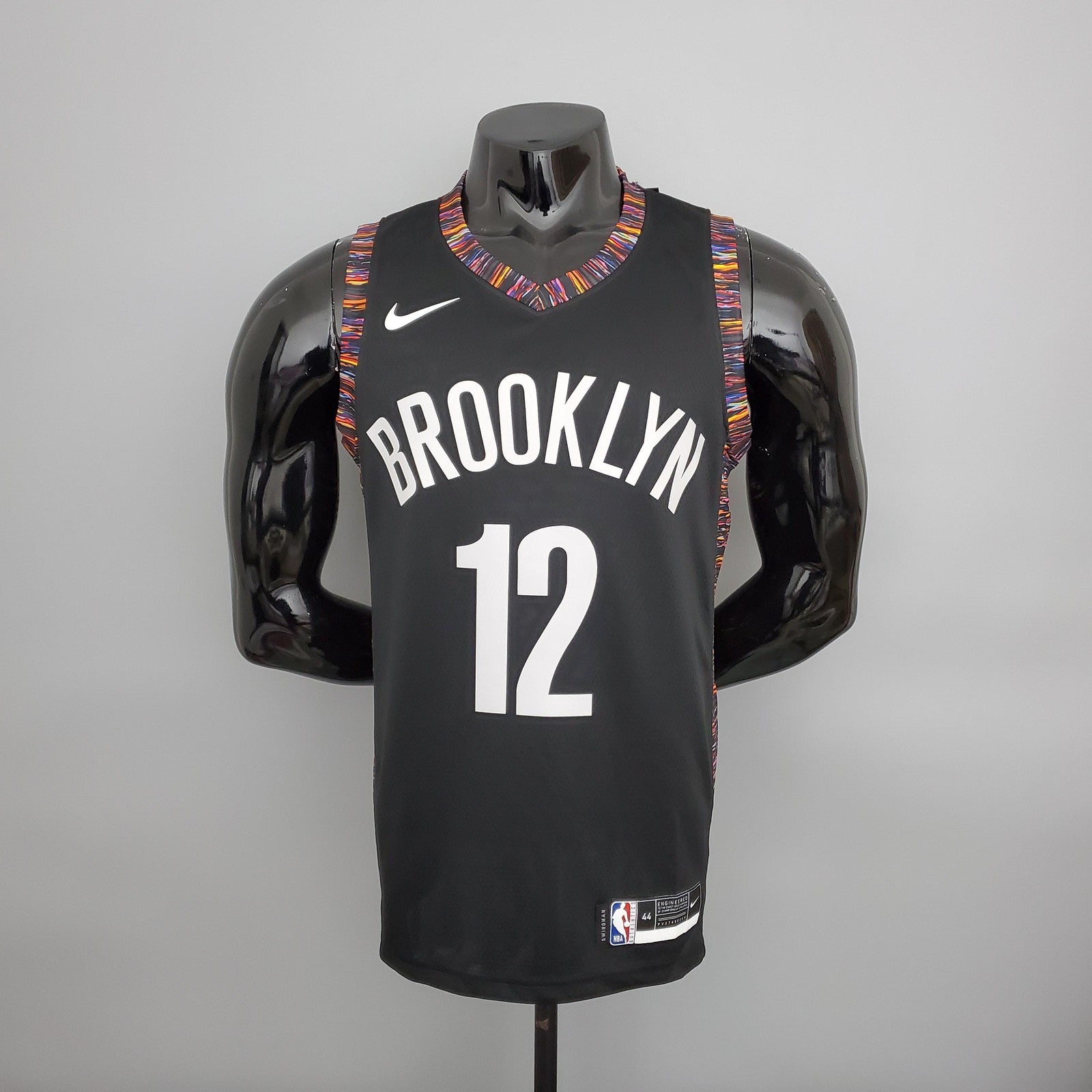 Harris#12 Brooklyn Nets City Version Black Nba Jersey