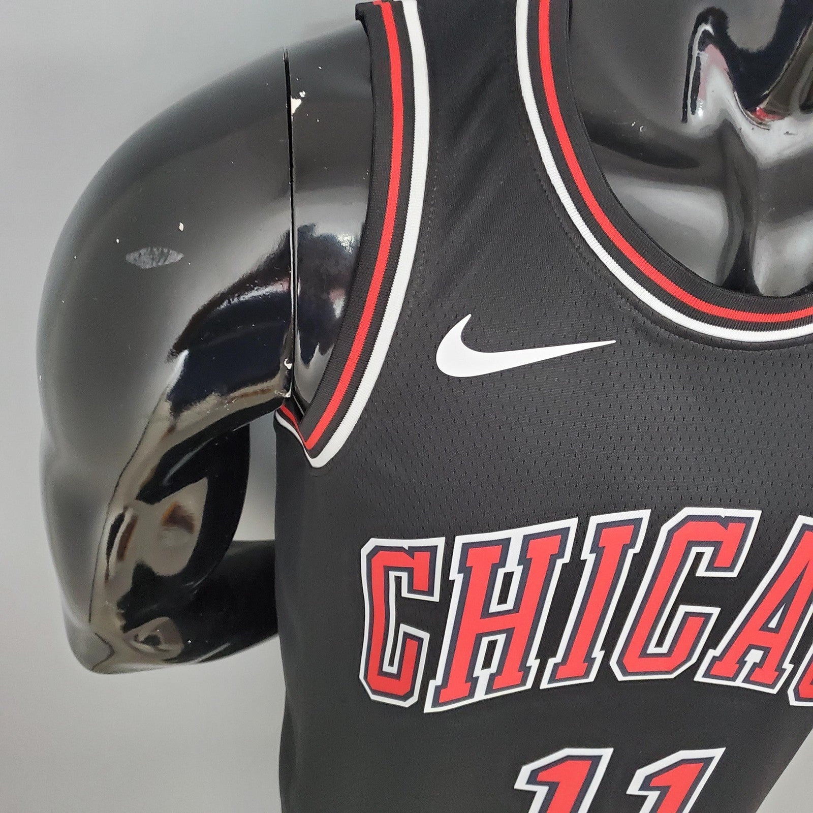 Derozan#11 Chicago Bulls Black Nba Jersey