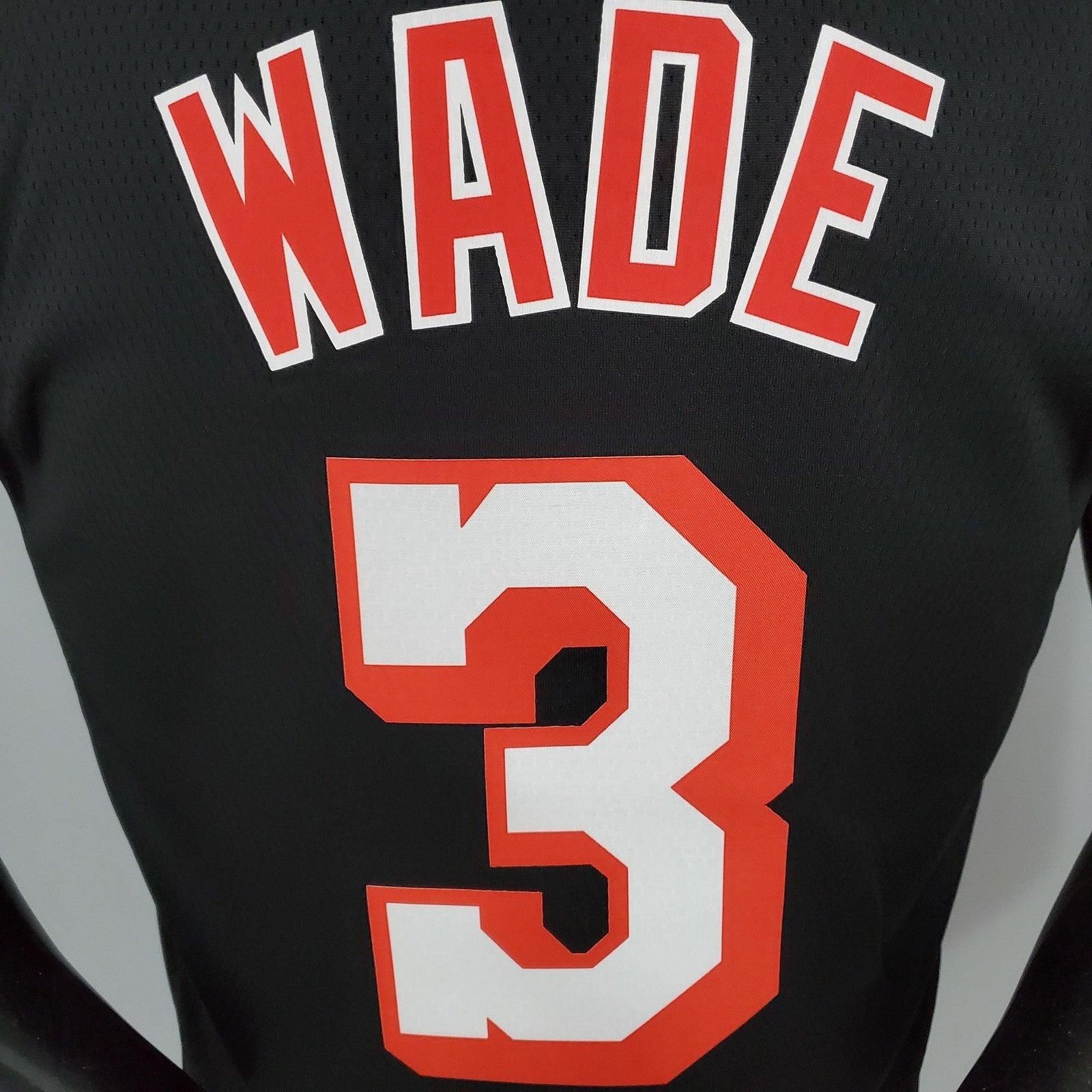 2018 Wade#3 Heat Retro Night Black Nba Jersey