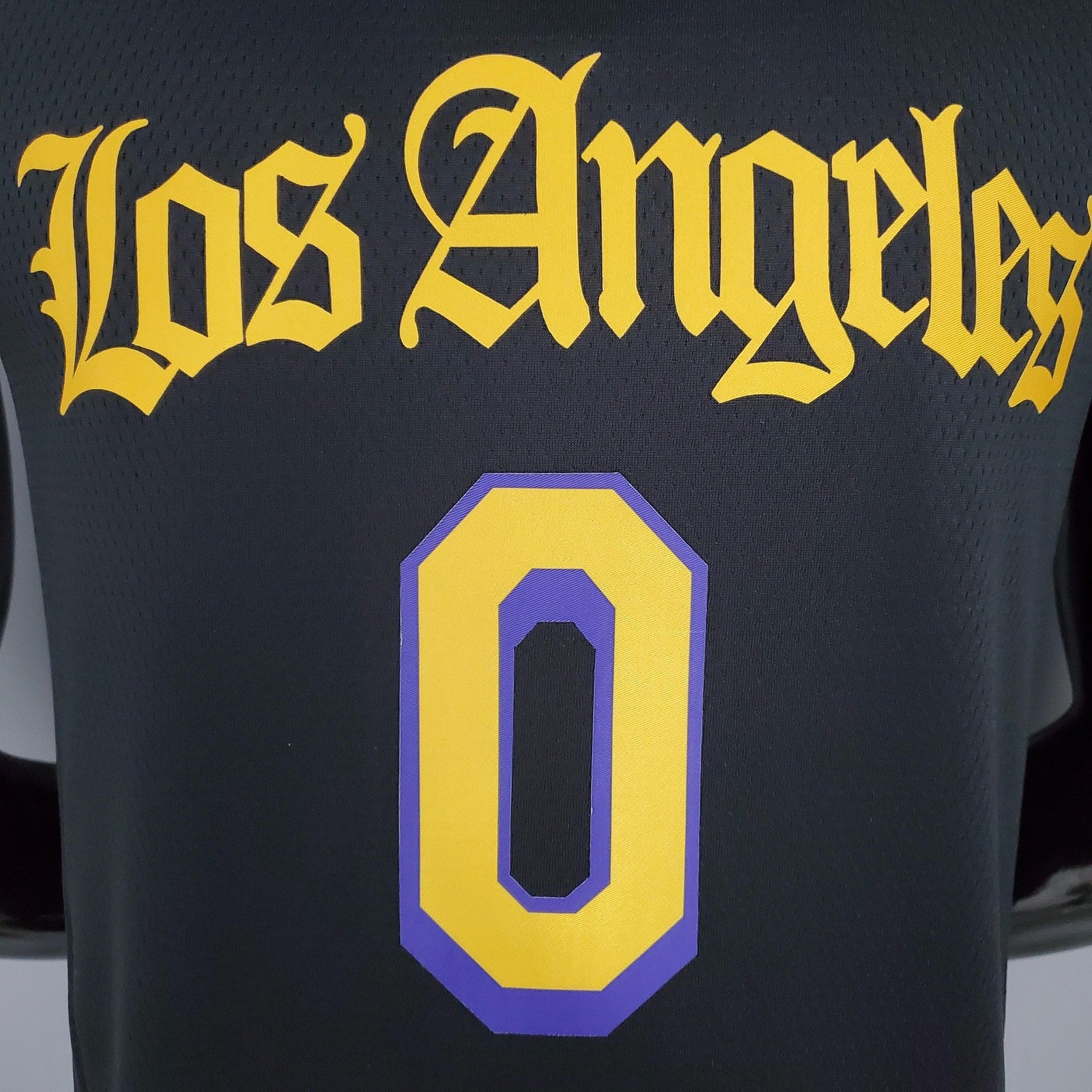 2021 Kuzma#0 Los Angeles Lakers Black Latin Black Nba Jersey