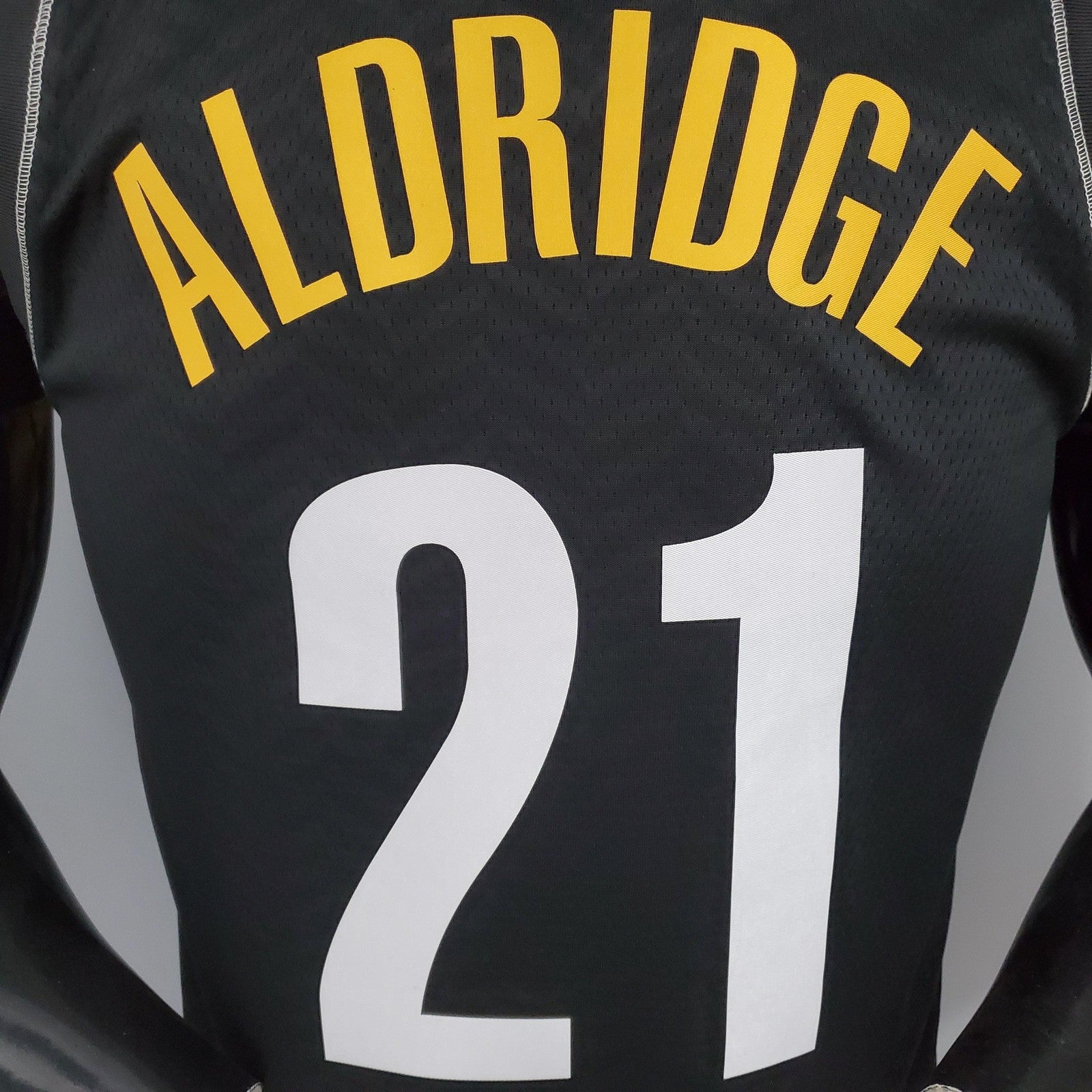New Brooklyn Nets Aldridge#21 City Edition Black