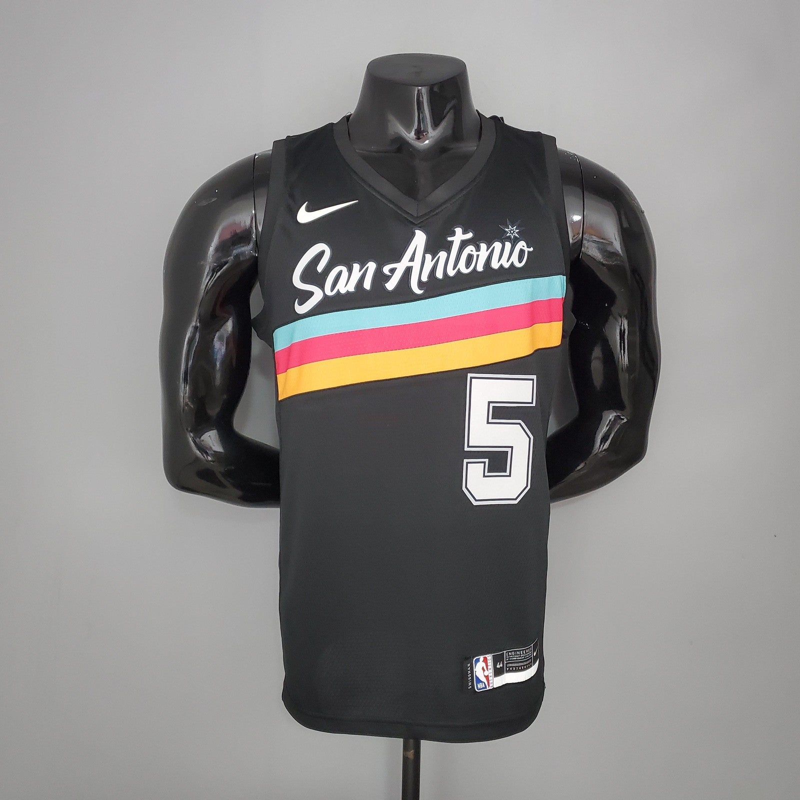 New Murray#5 Season Spurs City Edition Black Nba Jersey