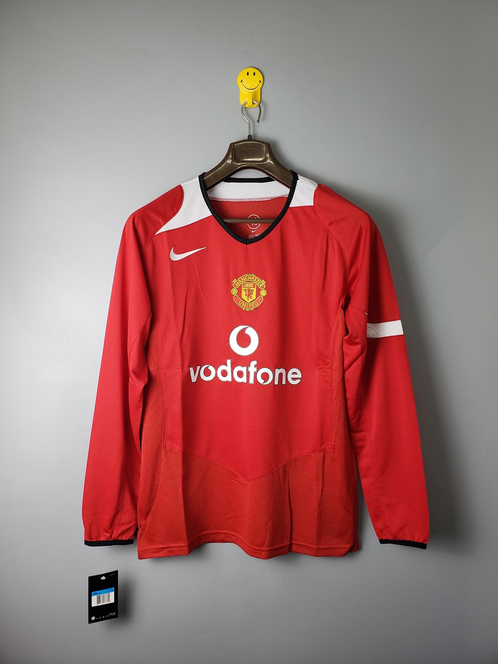 2005 Retro M U Home Long Sleeve