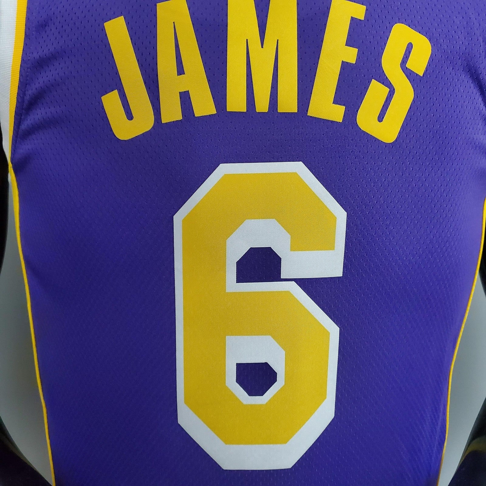 New Lakers Jordan Davis#3 Theme Purple Round Neck 2