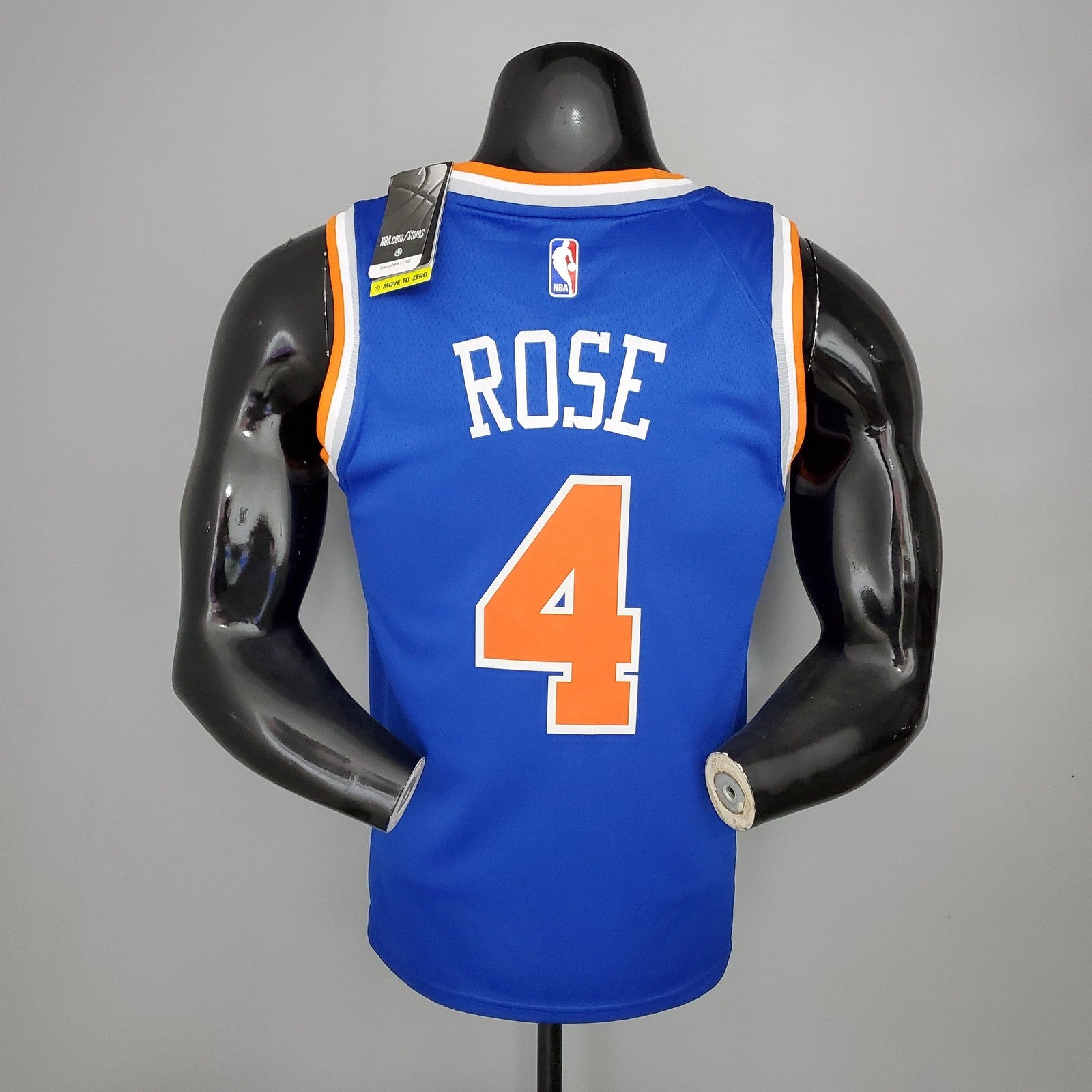 2021 Rose#4 Knicks Blue Nba Jersey
