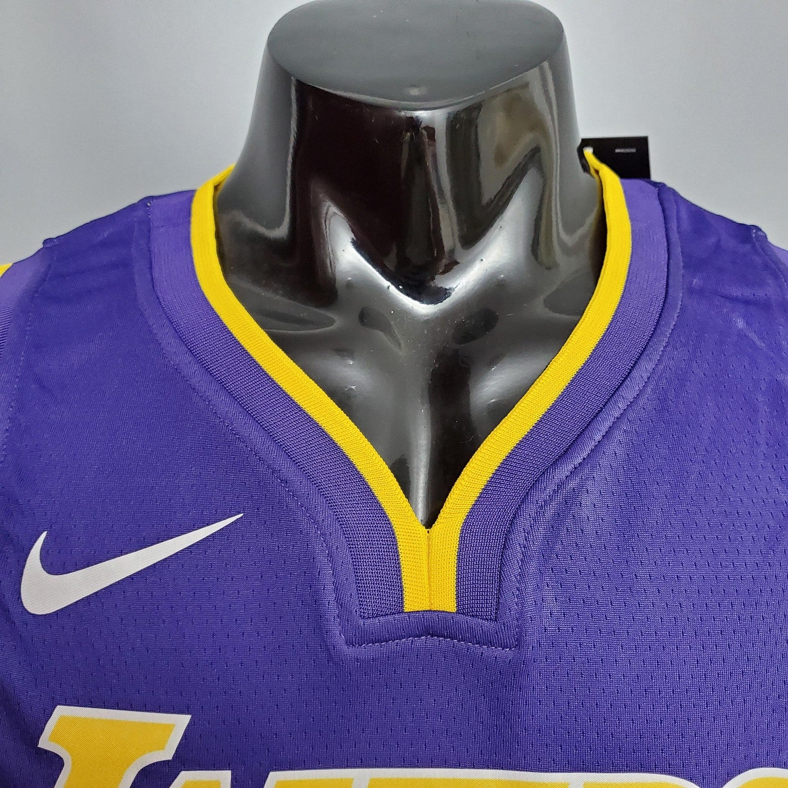 Bryant #24 Lakers Purple Yellow Side Nba Jersey Nike Connect Recognition
