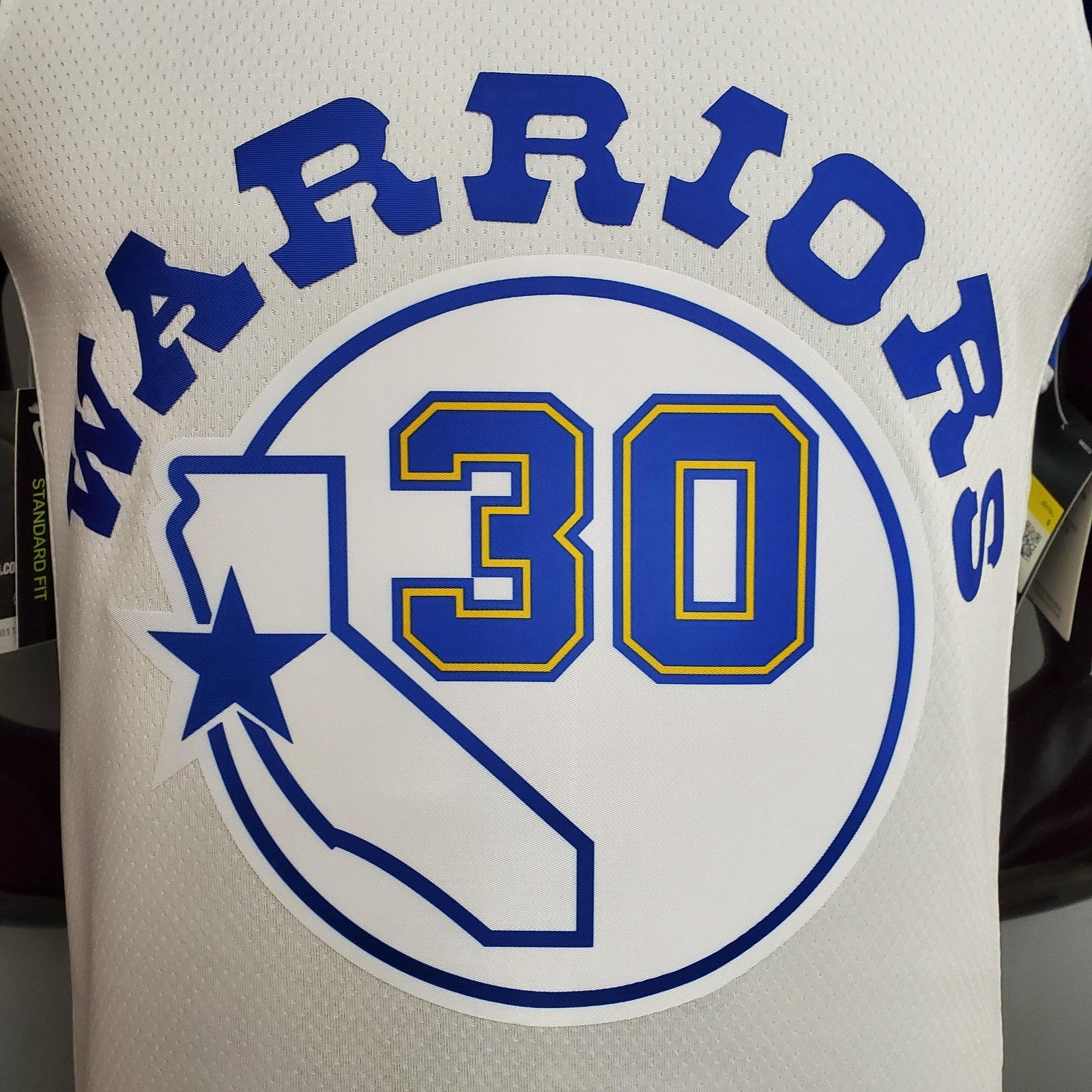 Retro Version Curry#30 Golden State Warriors White Nba Jersey