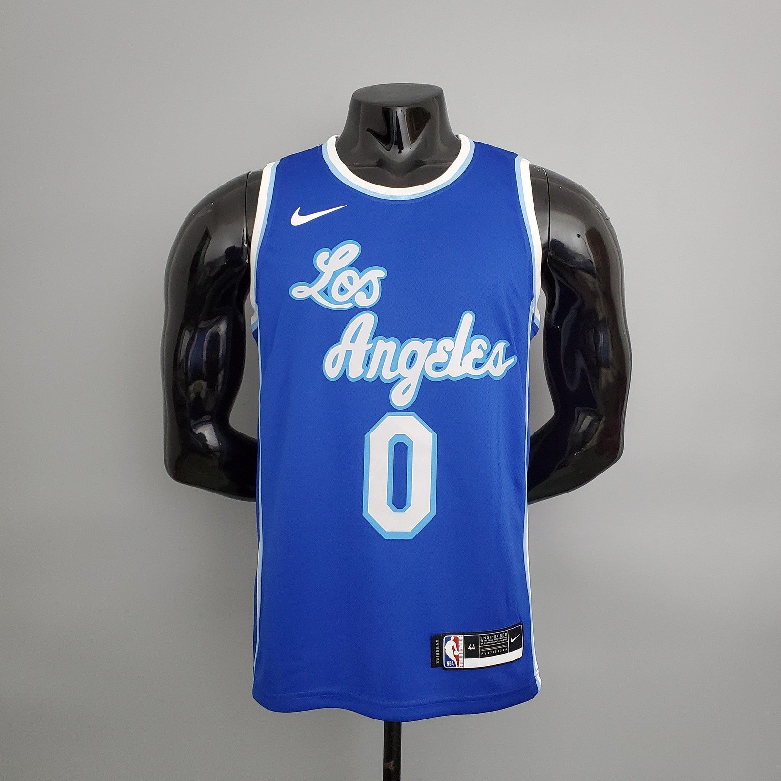Los Angeles Lakers Westbrook#0 Latin Night (high Head) Blue Nba Jersey