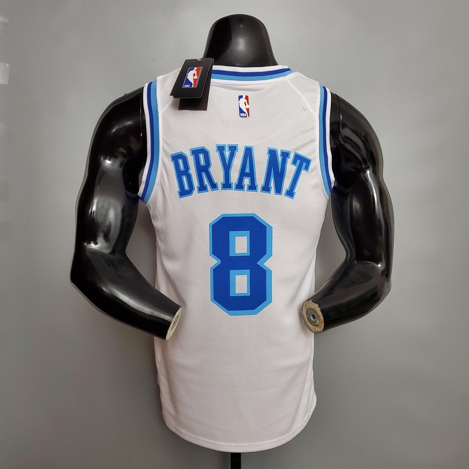 Retro Night Bryant #8 Los Angeles Lakers White Nba Jersey Nike Connect Recognition