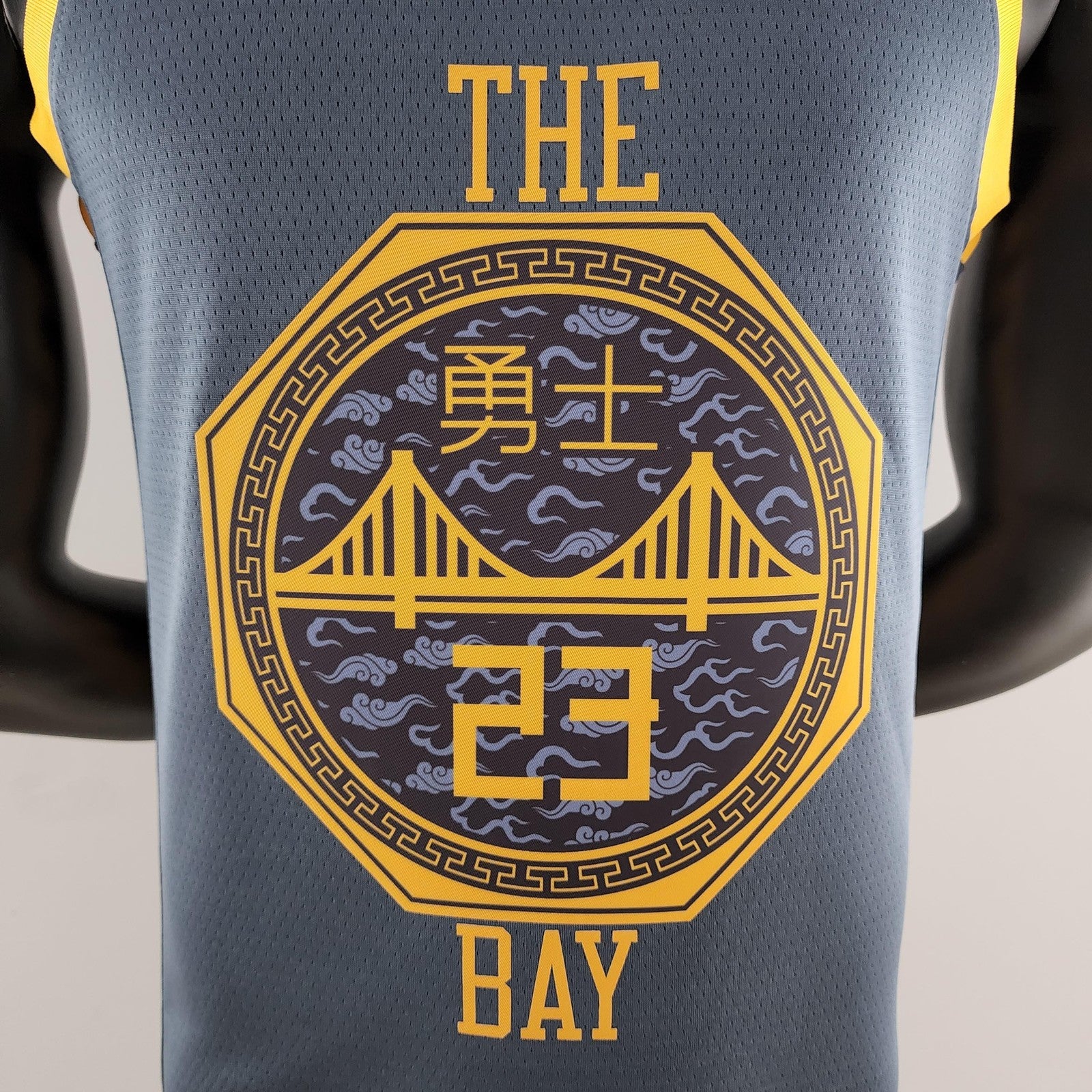 2018 Green #23 Golden State Warriors Grey Nba Jersey