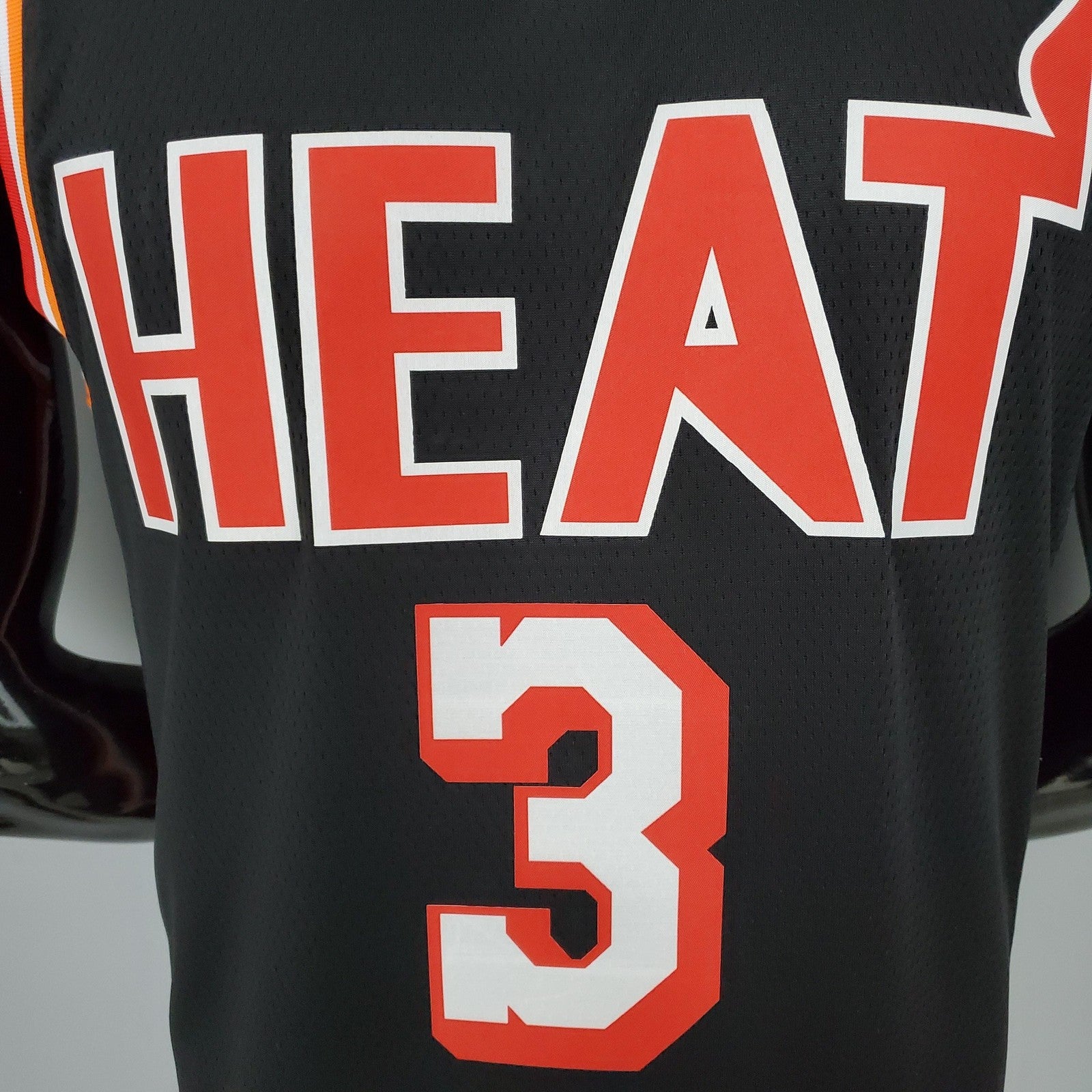 2018 Wade#3 Heat Retro Night Black Nba Jersey