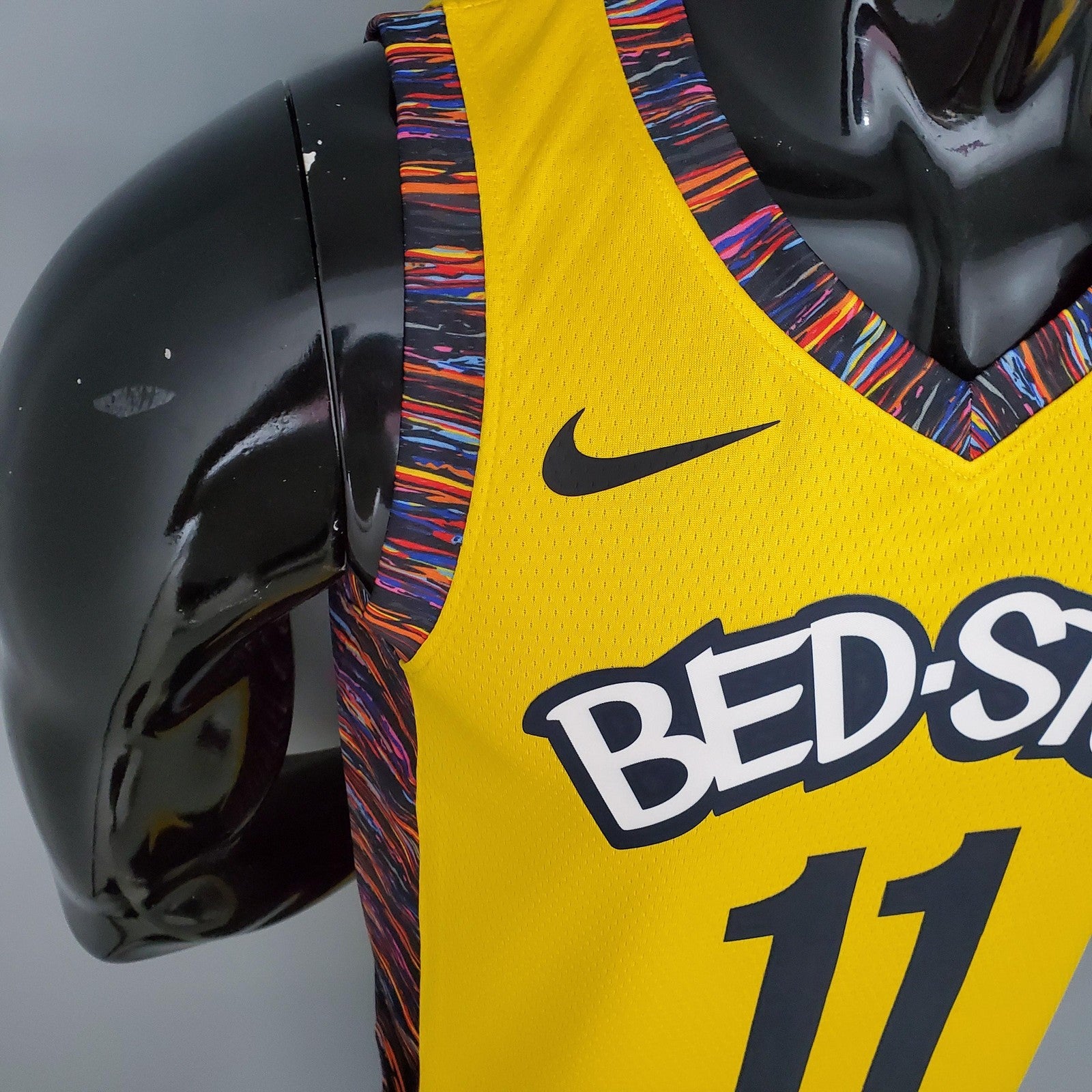 Irving#11 Brooklyn Nets Commemorative Edition Yellow Nba Jersey