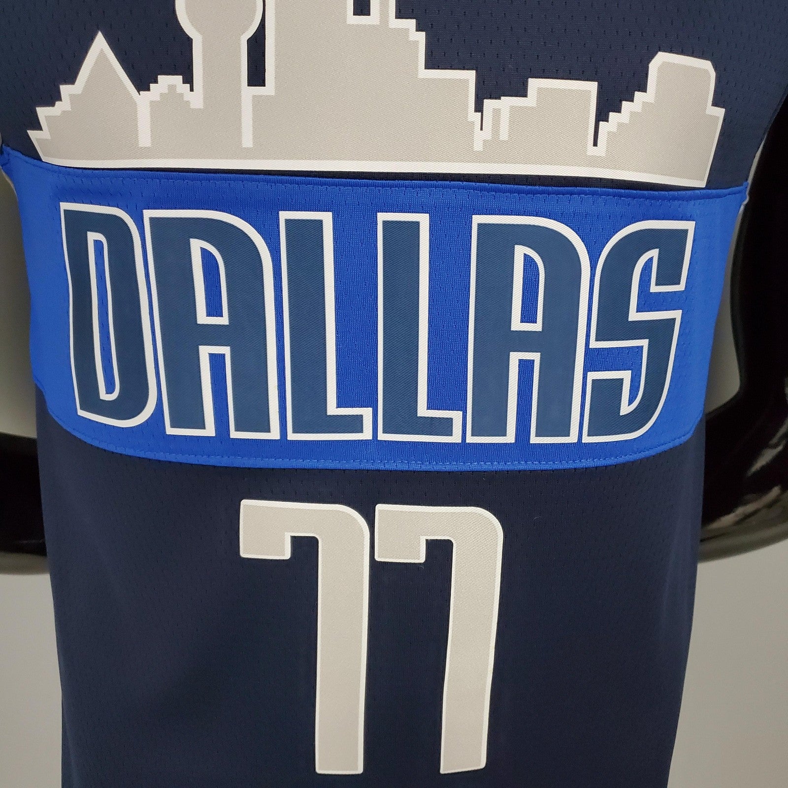 Dallas Mavericks Doncic#77 Lone Ranger Iceberg Edition Nba Jersey
