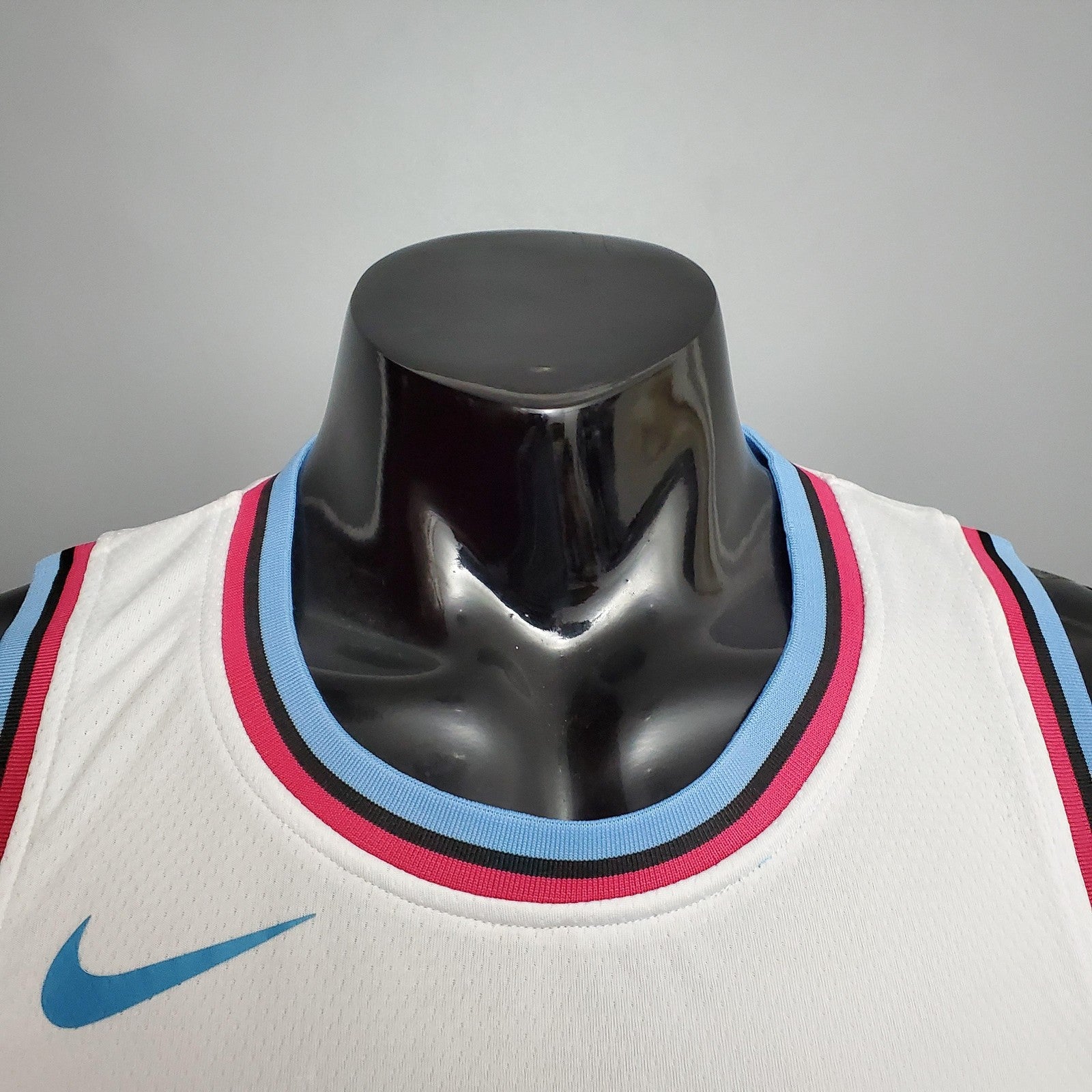 Adebayo#13 Miami Heat V Neck White Nba Jersey Nike Connect Recognition