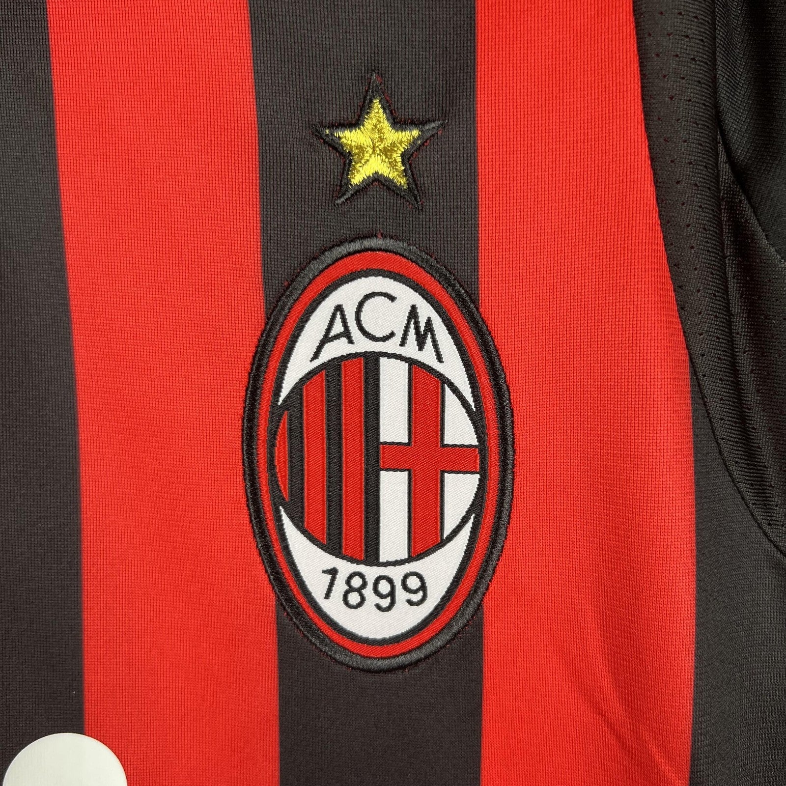 Retro Long Sleeve Ac Milan 09 10 Home