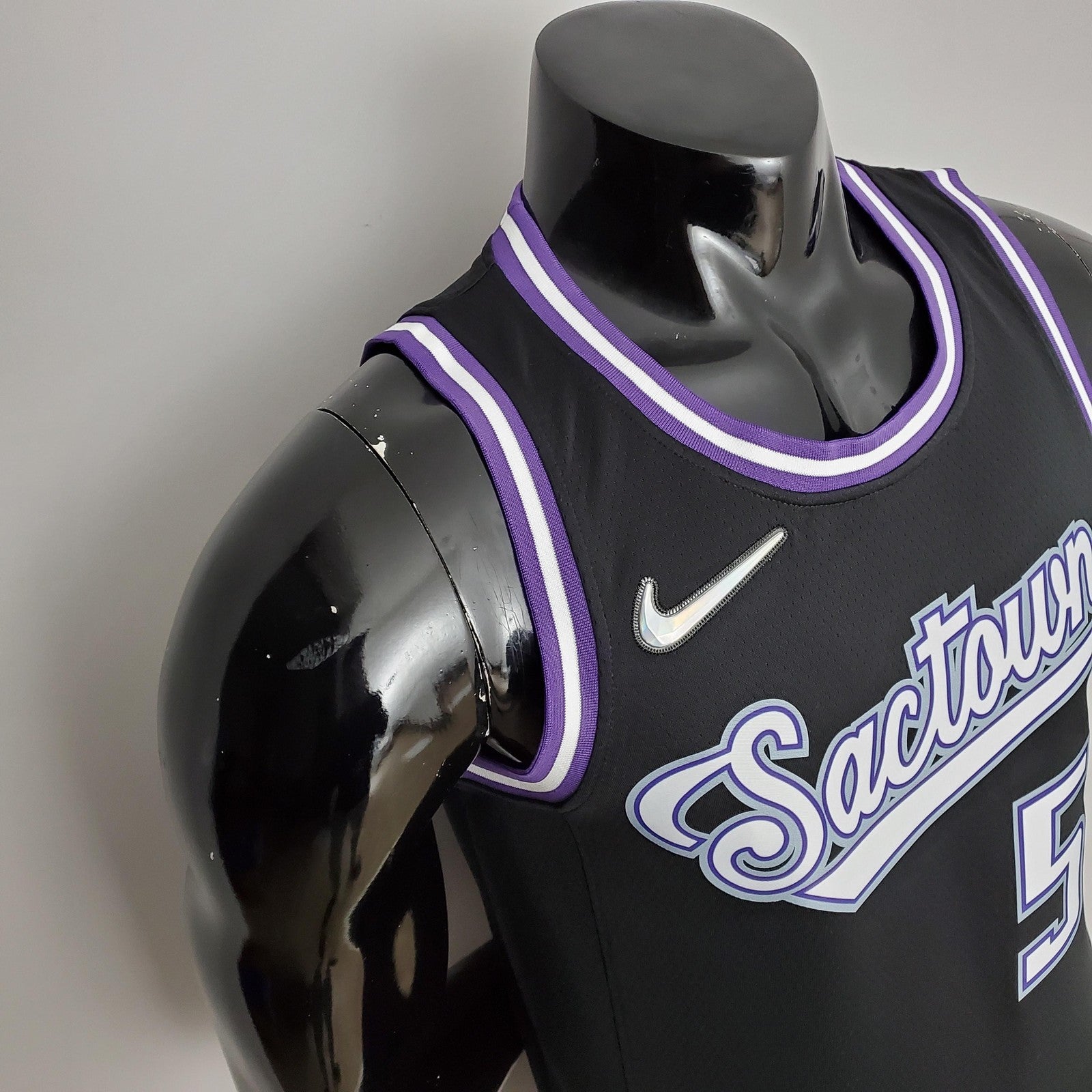2022 Season Fox#5 Kings City Edition Black Nba Jersey