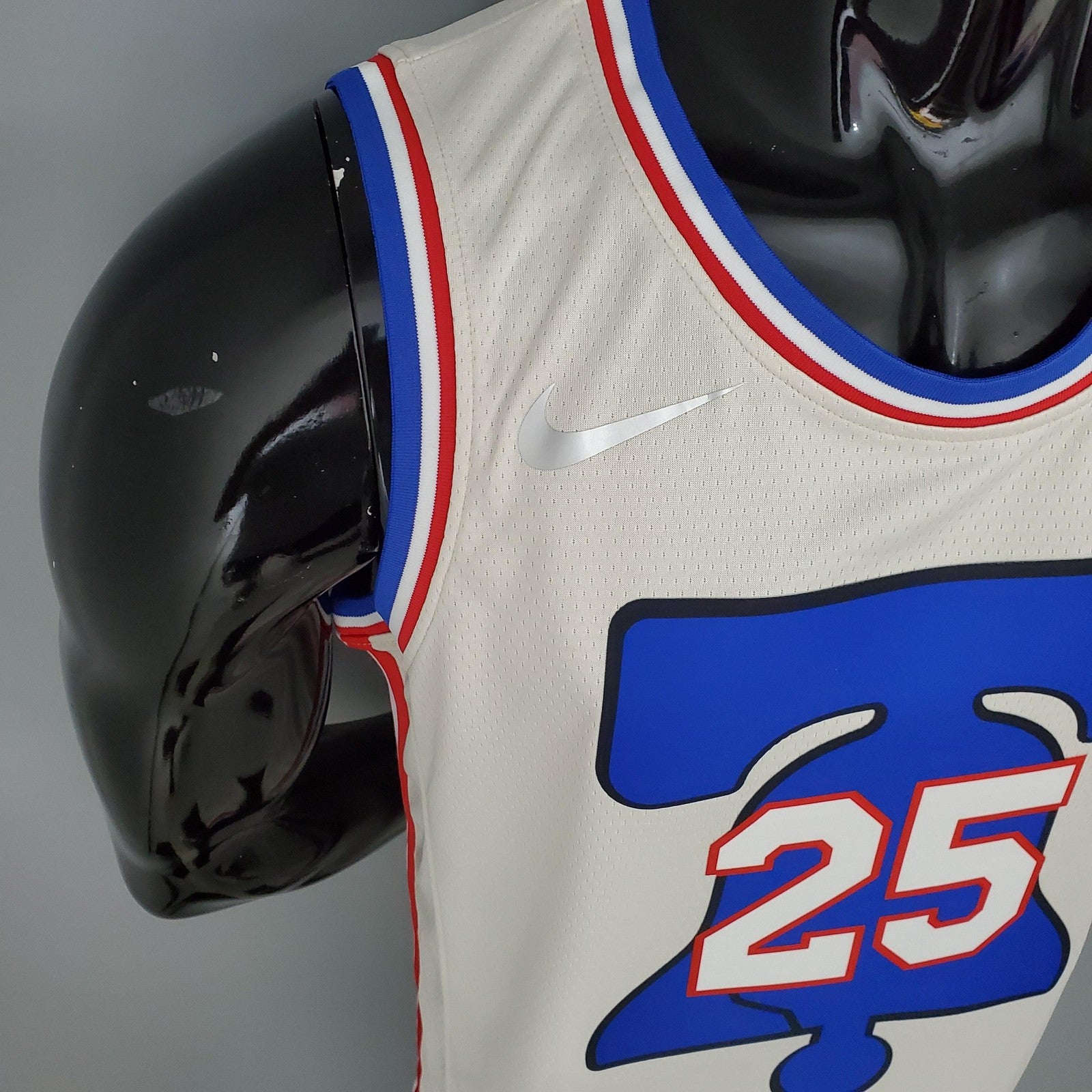 2021 Simmons#25 76ers Bonus Edition Beige Nba Jersey